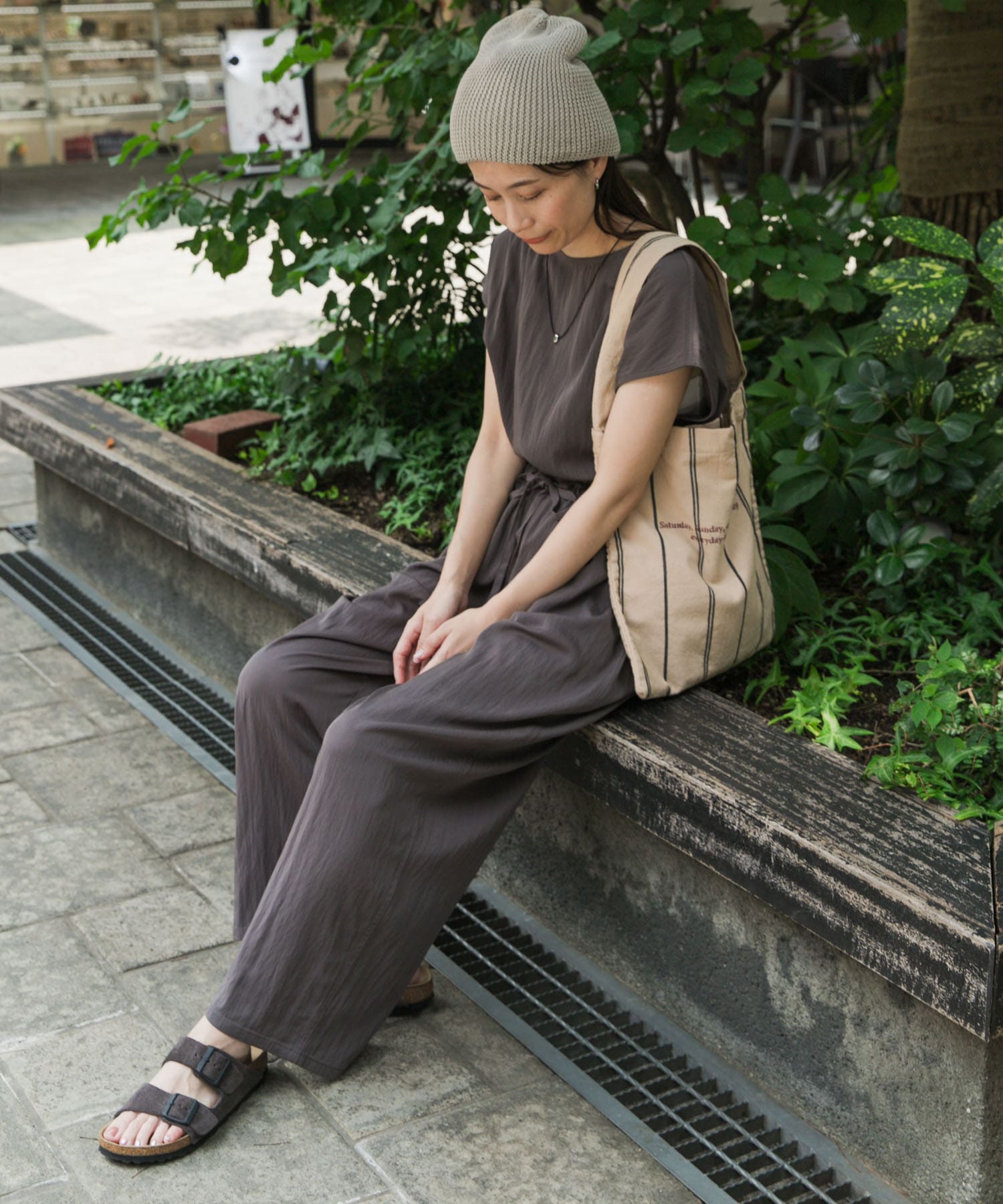 『UVカット/接触冷感/吸水速乾』ドロストオールインワン