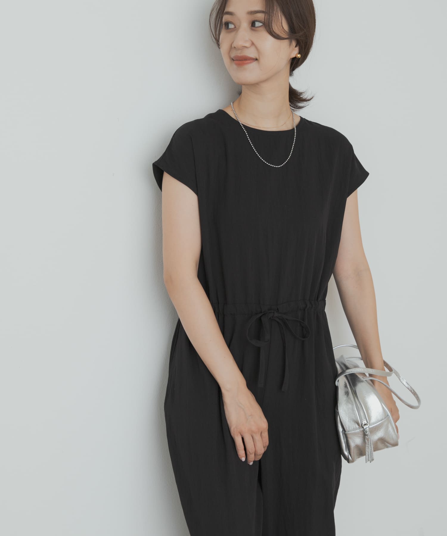 『UVカット/接触冷感/吸水速乾』ドロストオールインワン