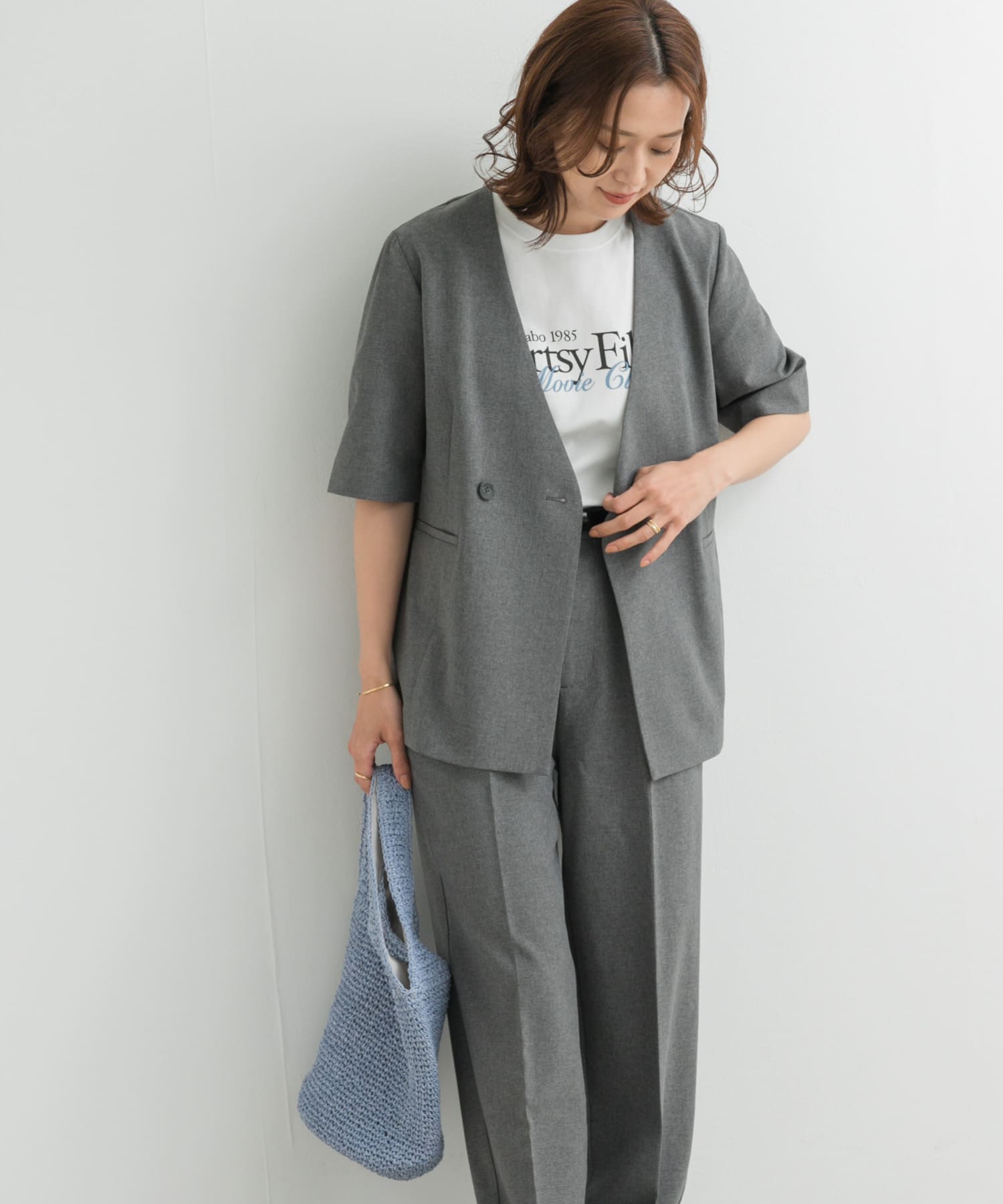 『UR TECH DRYLUXE』ハーフスリーブジャケット CHARCOAL M