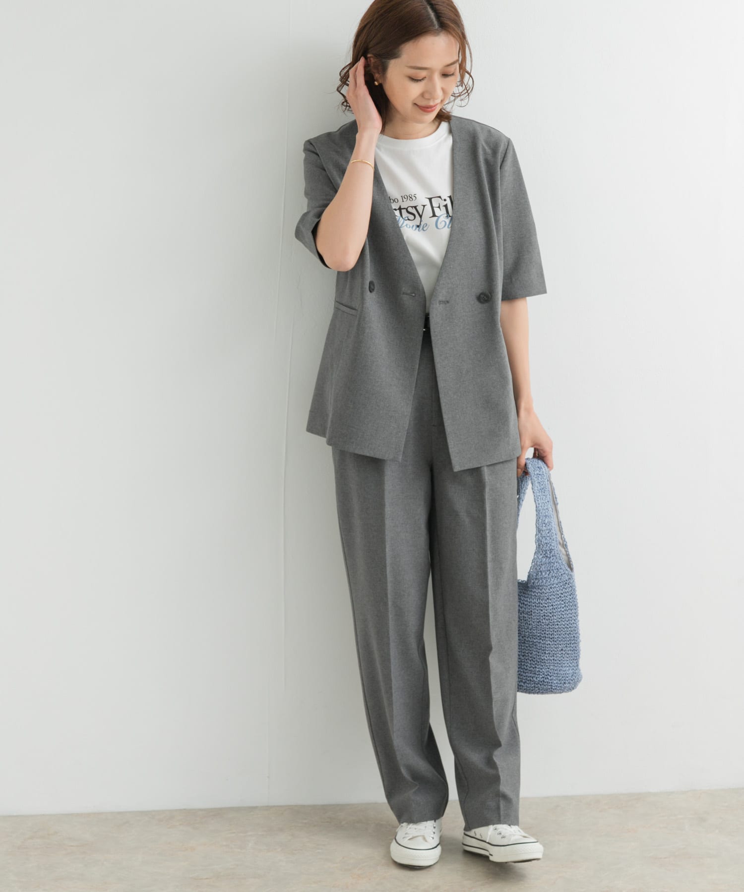 『UR TECH DRYLUXE』ハーフスリーブジャケット CHARCOAL M
