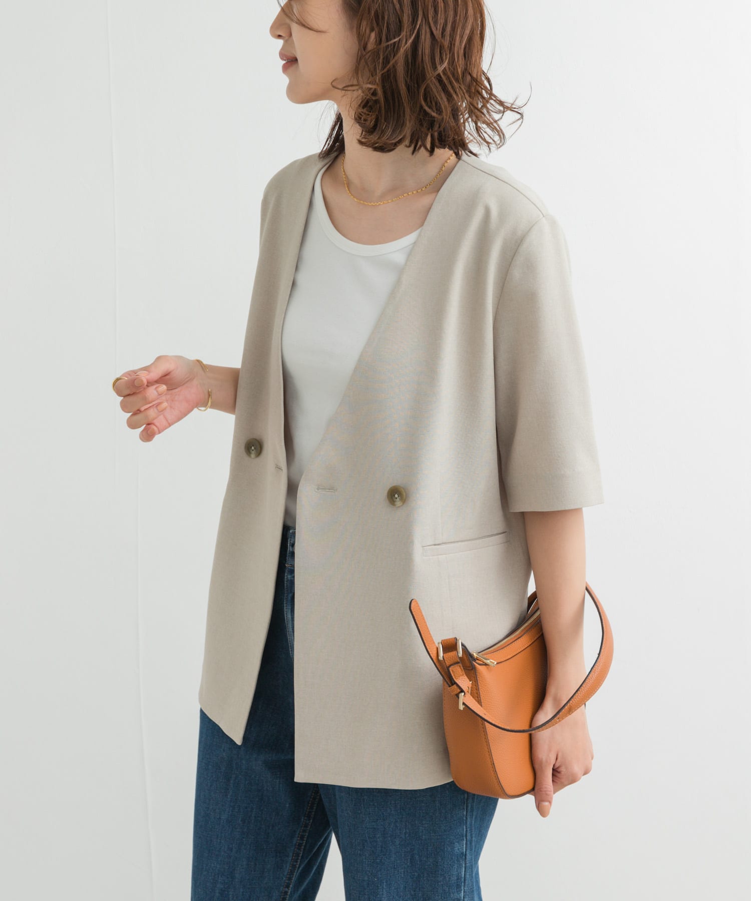 『UR TECH DRYLUXE』ハーフスリーブジャケット