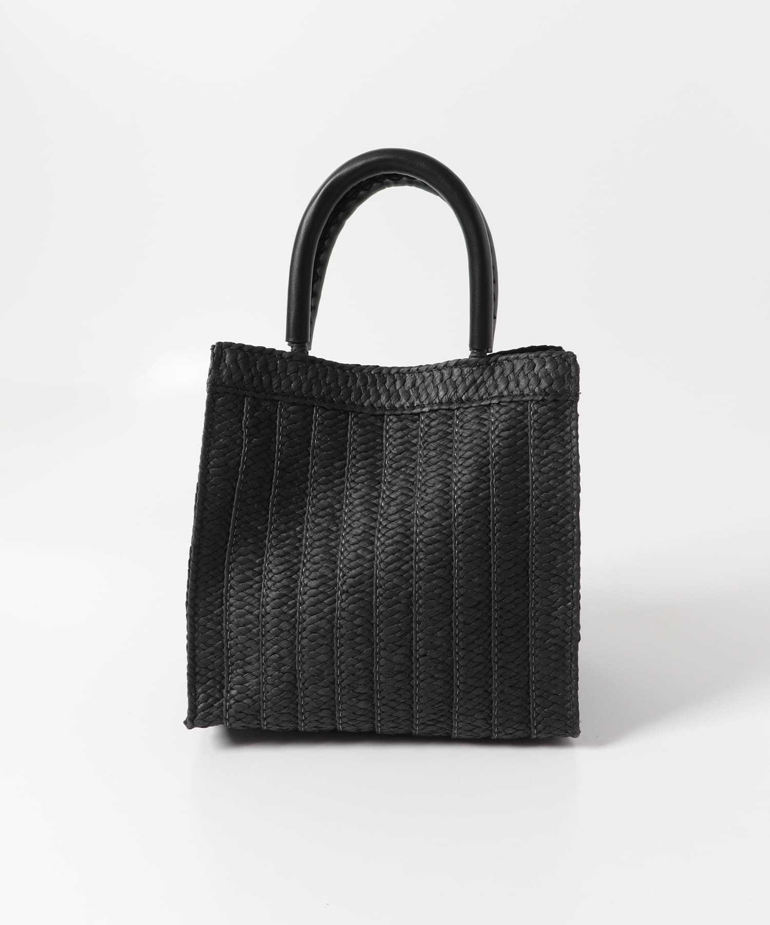 ソフトハンドルカゴバッグ BLACK one