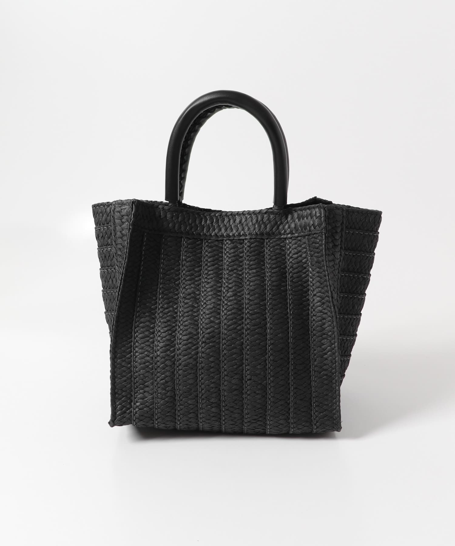 ソフトハンドルカゴバッグ BLACK one