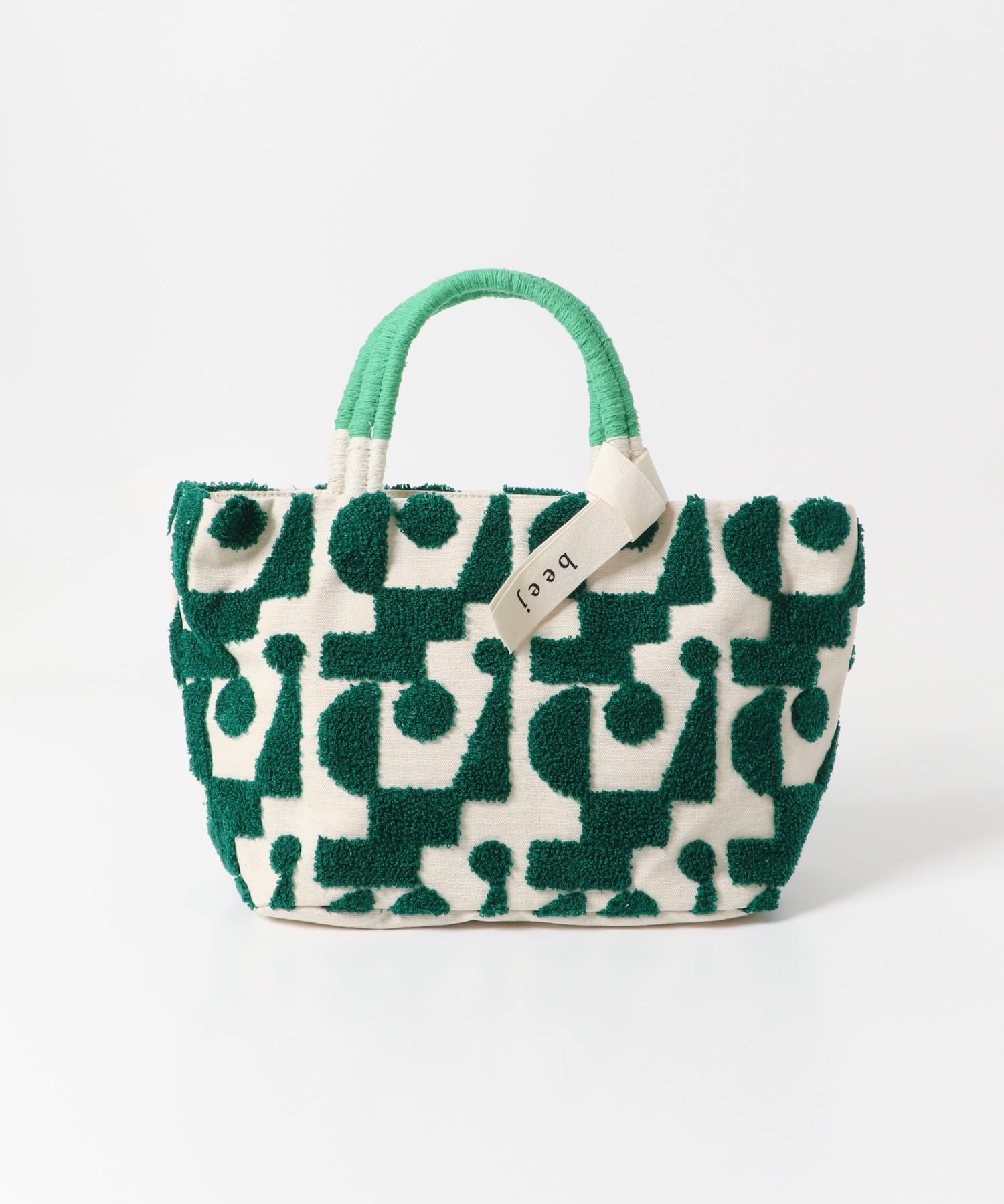 『別注』Beej×DOORS　モール刺繍トート GREEN one