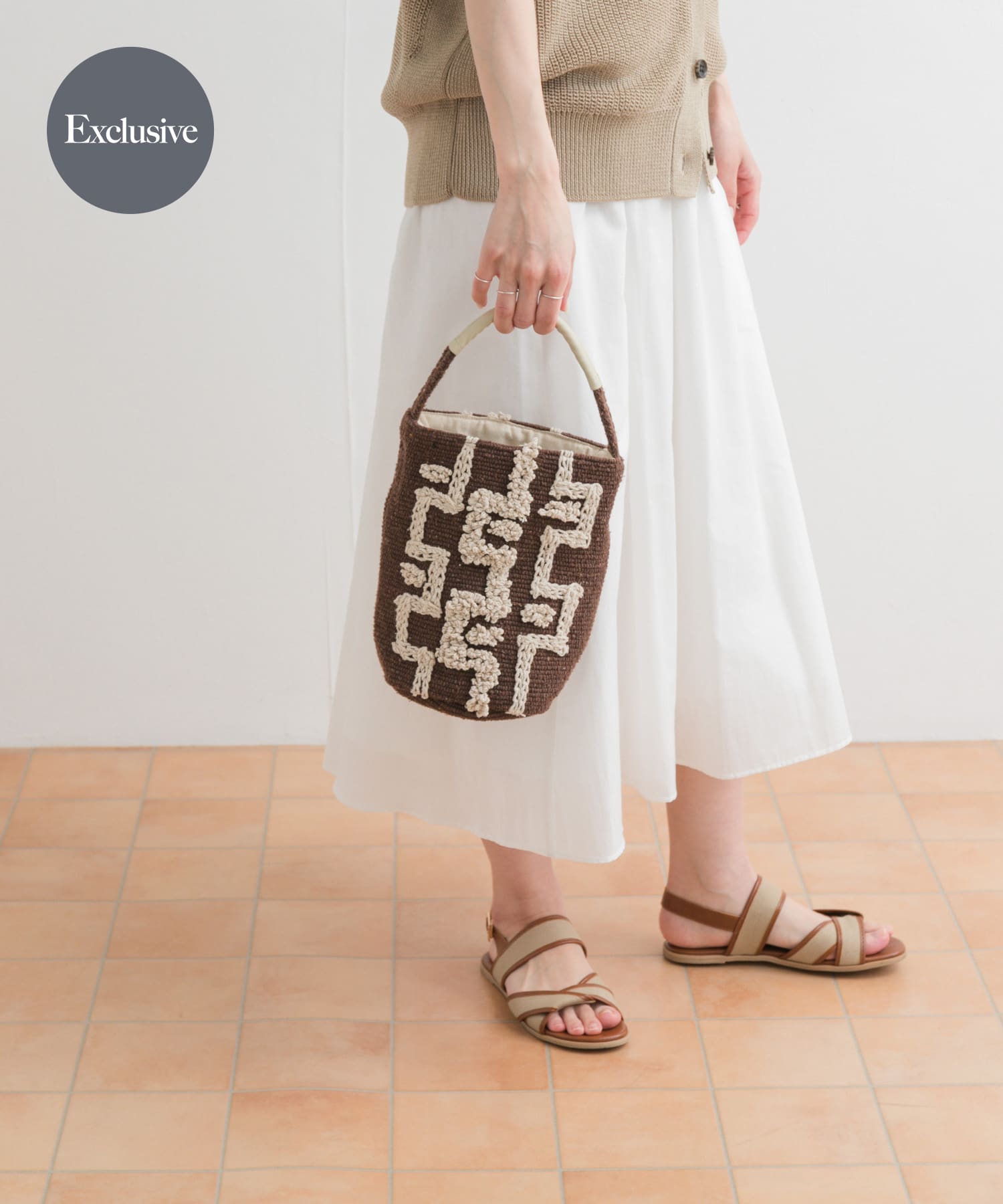 『別注』Beej×DOORS　チューブショルダーバッグ BROWN one
