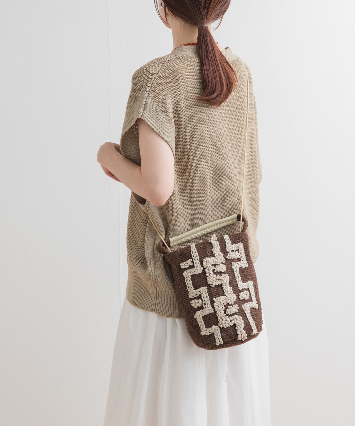 『別注』Beej×DOORS　チューブショルダーバッグ BROWN one