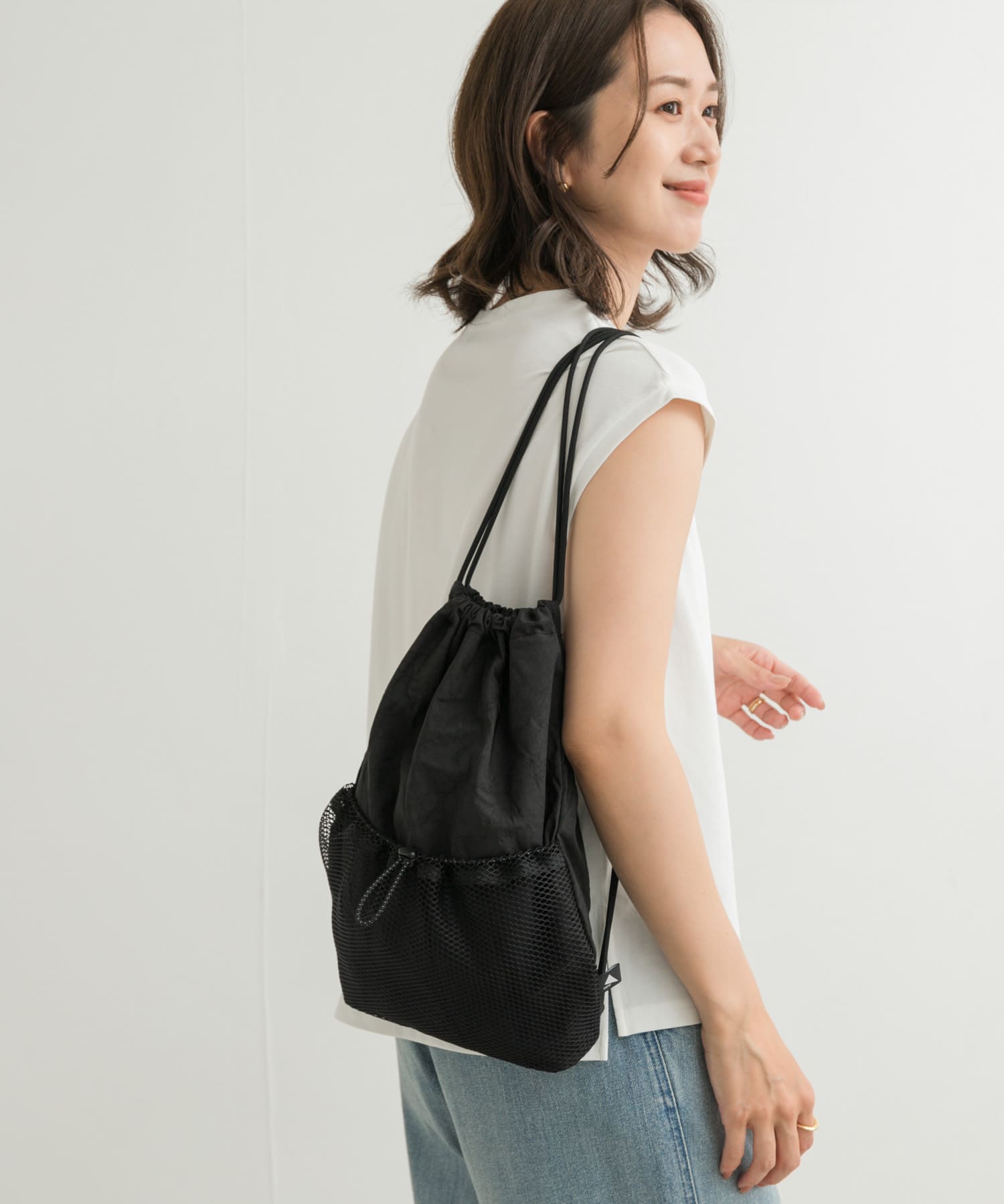 『別注』rerer×DOORS　airbagナップサック BLACK one