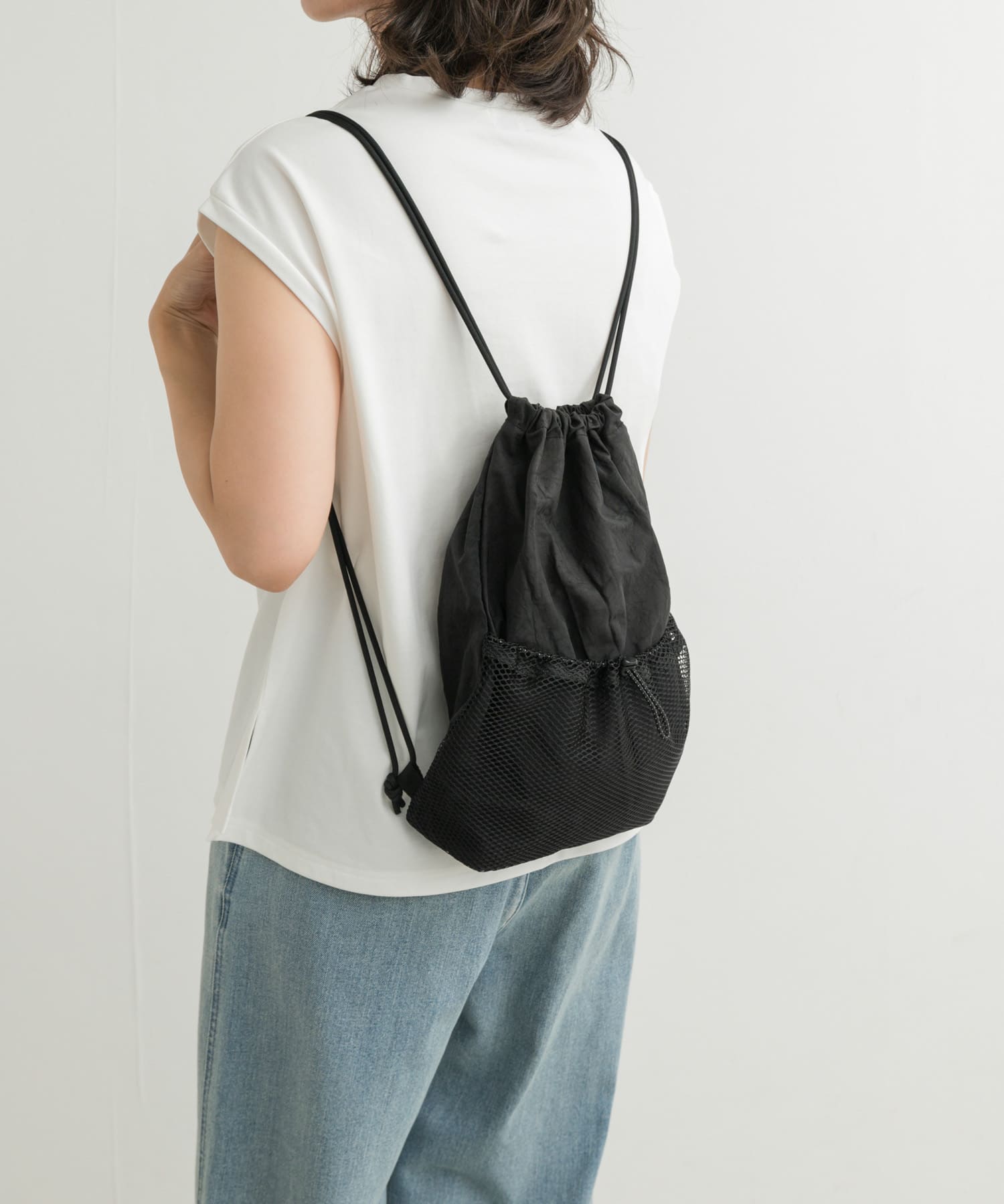 『別注』rerer×DOORS　airbagナップサック BLACK one