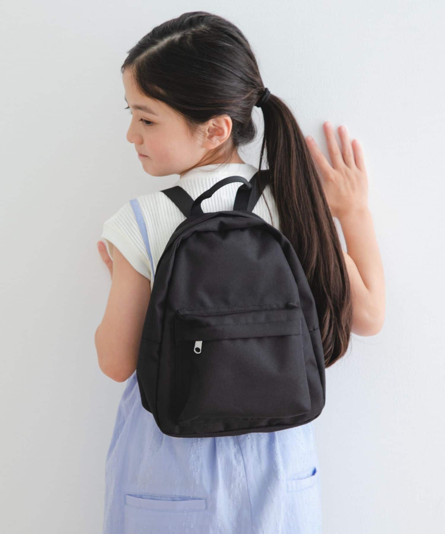 撥水ミニリュック BLACK one