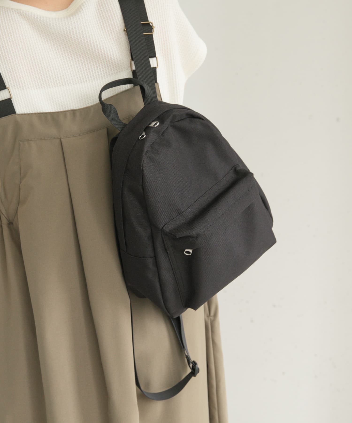 撥水ミニリュック BLACK one