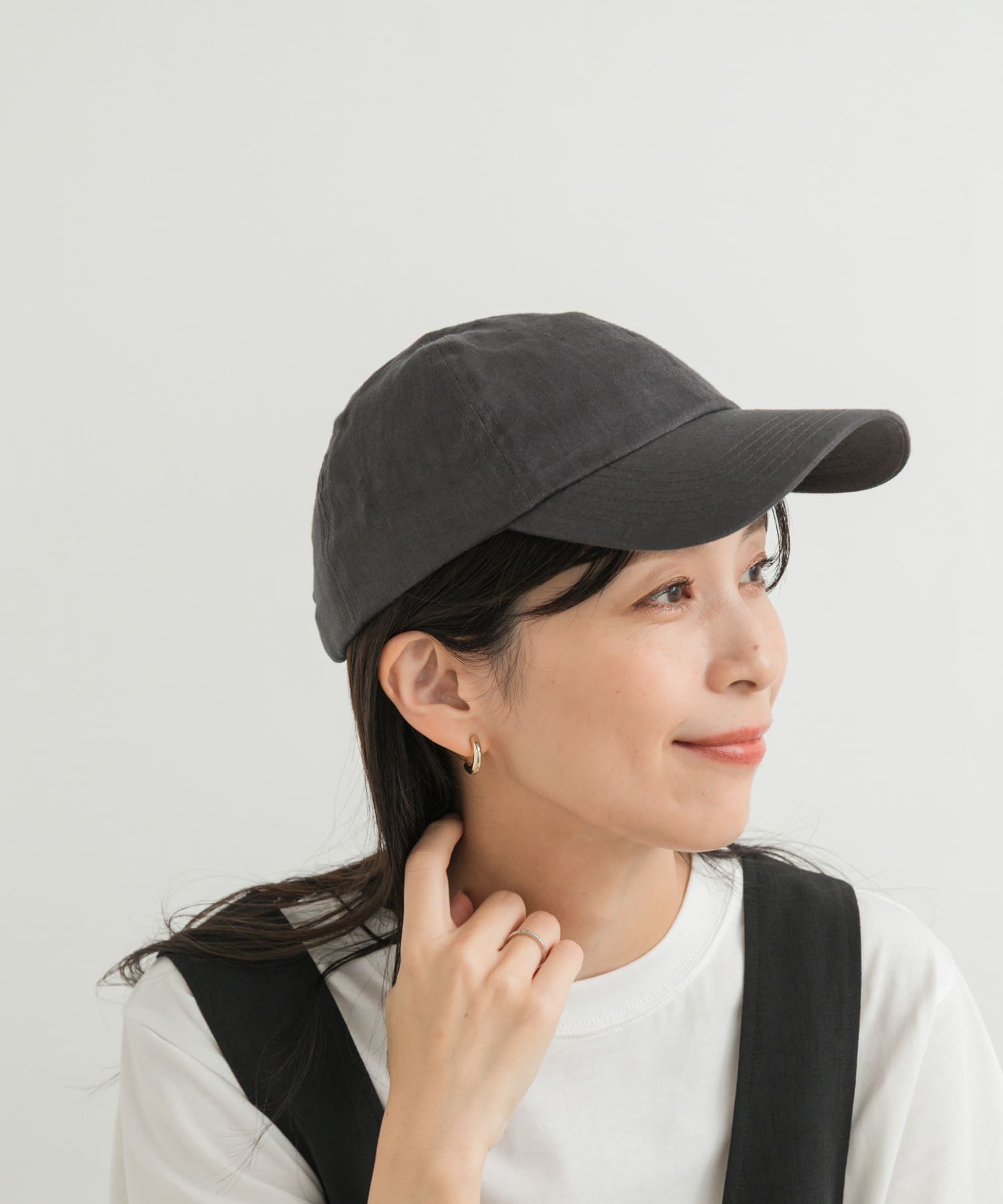 リネンキャップ CHARCOAL one