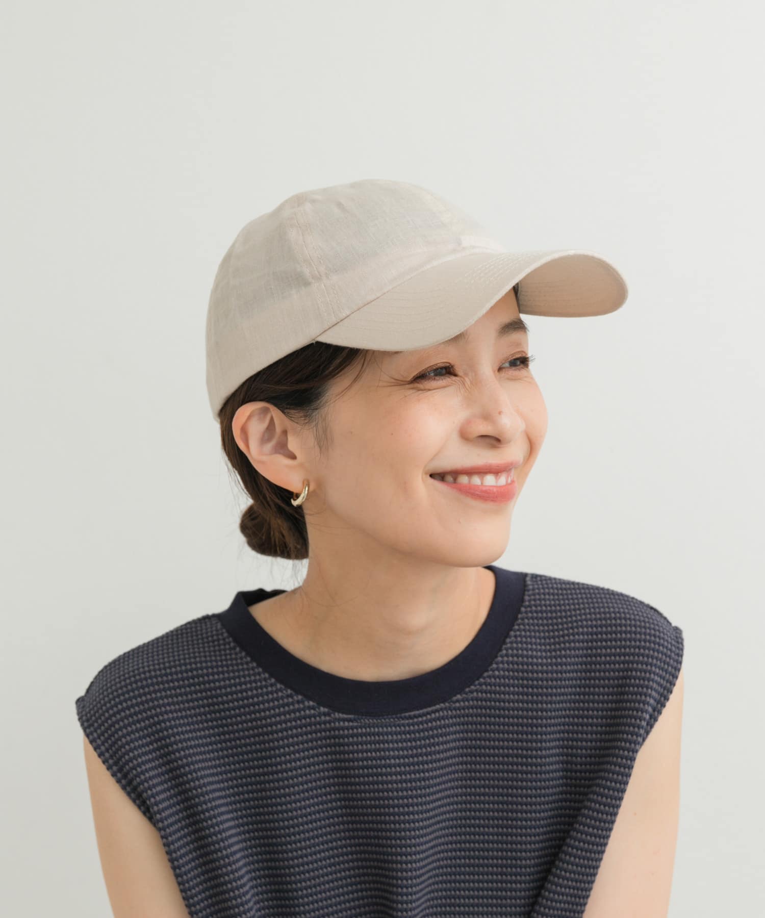 リネンキャップ NATURAL one