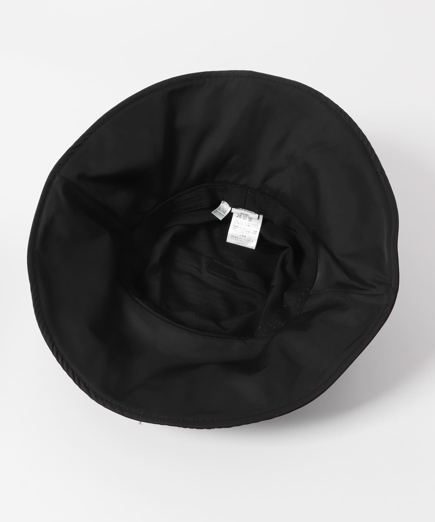 撥水UVハット BLACK one