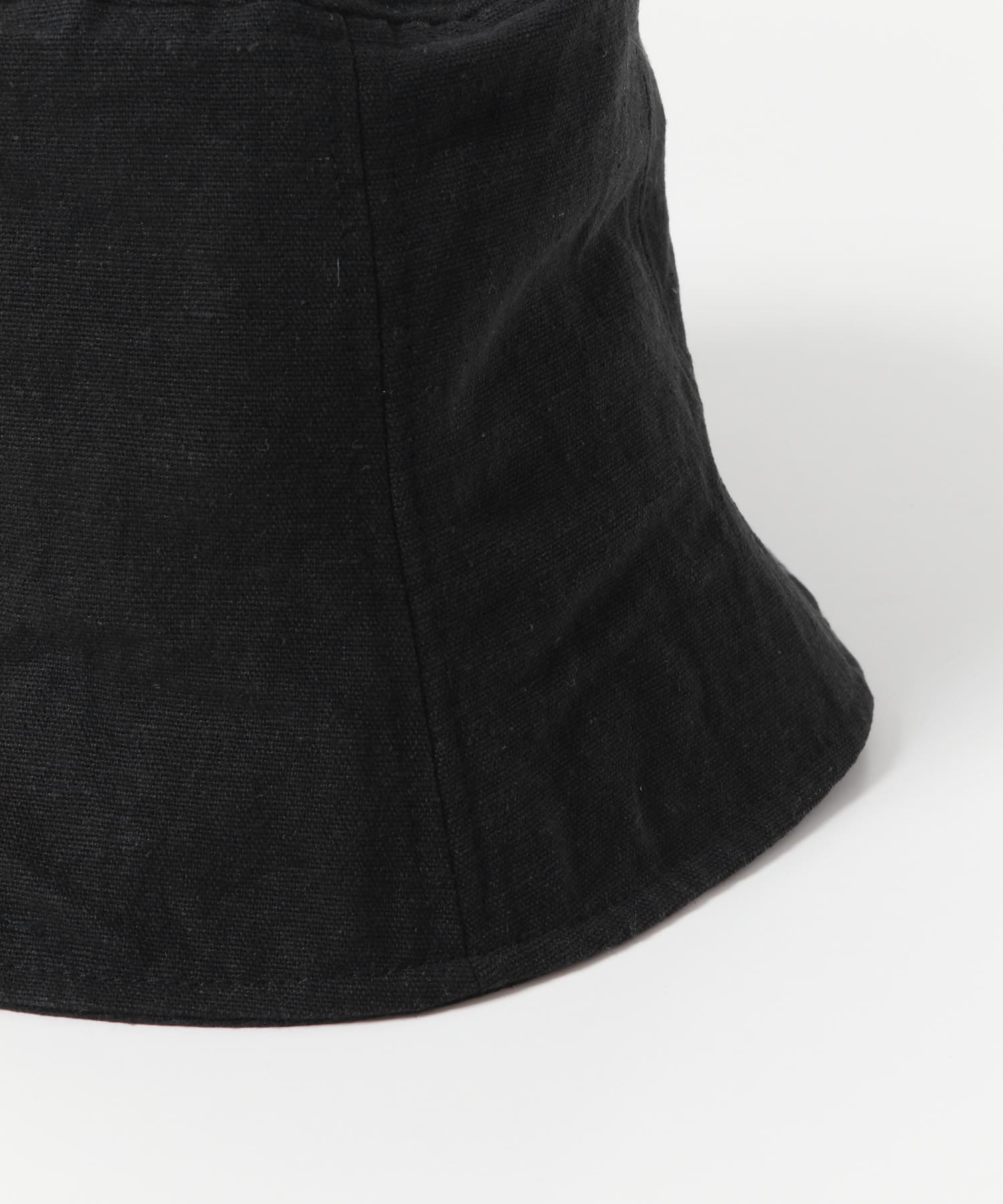 コットンリネンパネルハット BLACK one