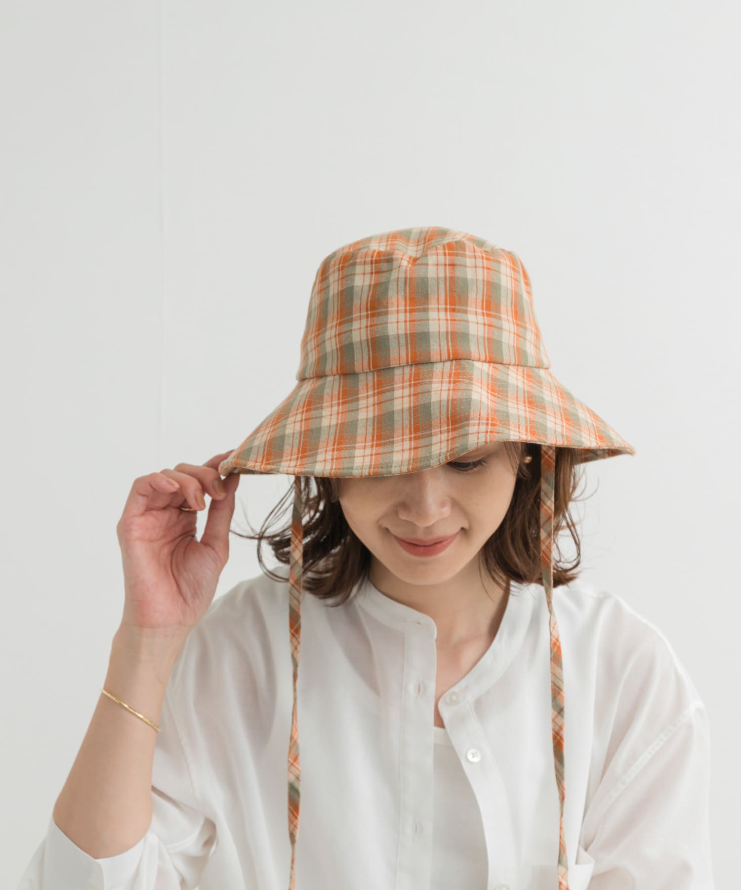チェックバケハ ORANGE one
