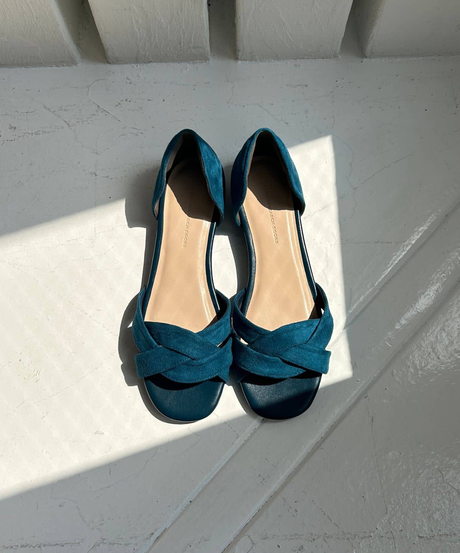 『一部WEB限定カラー』セパレートフラットサンダル BLUE 36