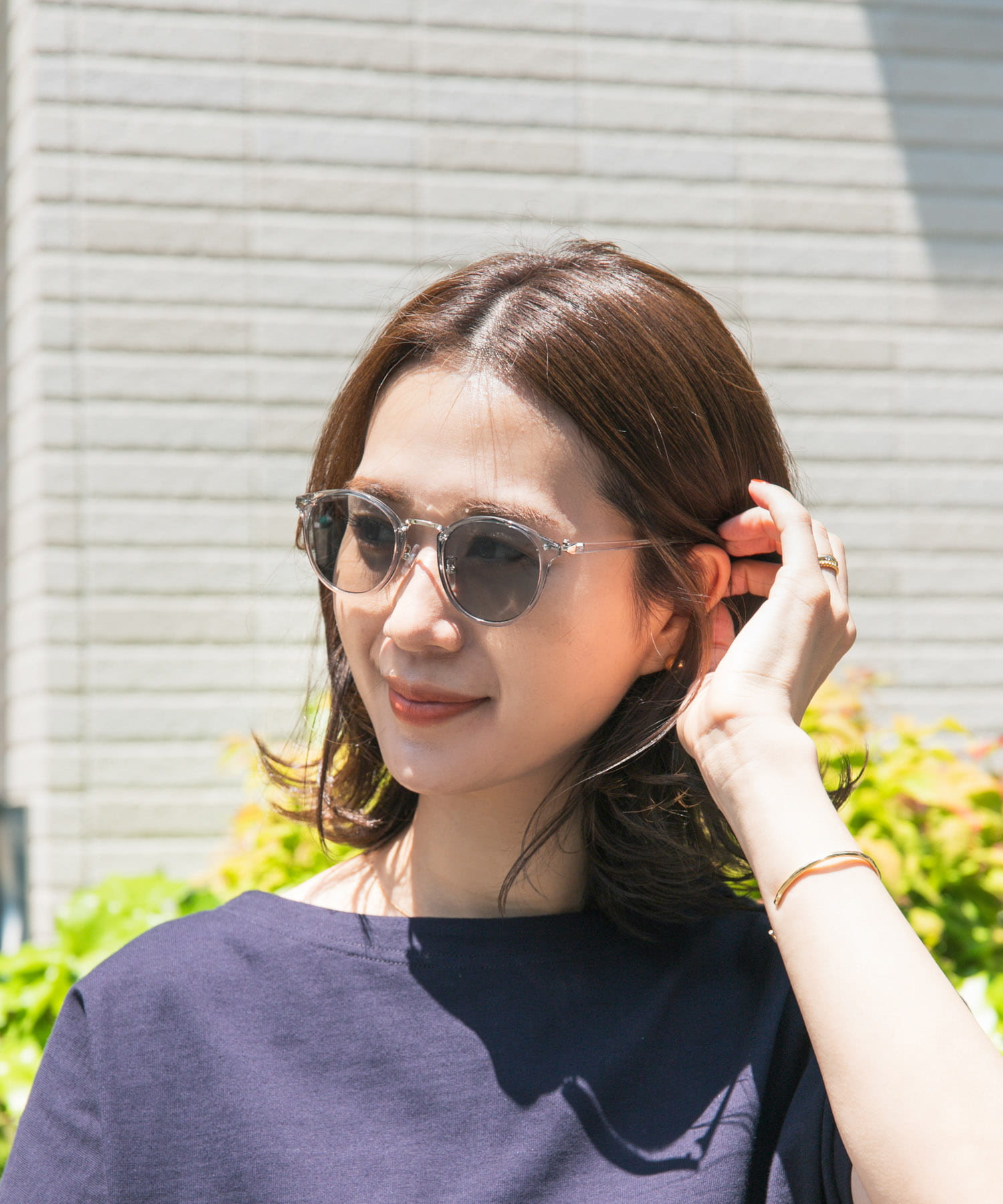 ボストンサングラス L.GRAY one