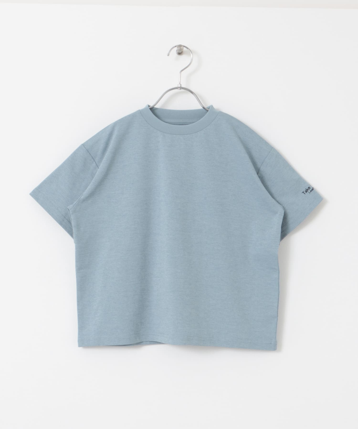 『吸水速乾/接触冷感/イージーケア』『親子リンク』クイックドライショートスリーブTシャツ(KIDS) BLUE 105