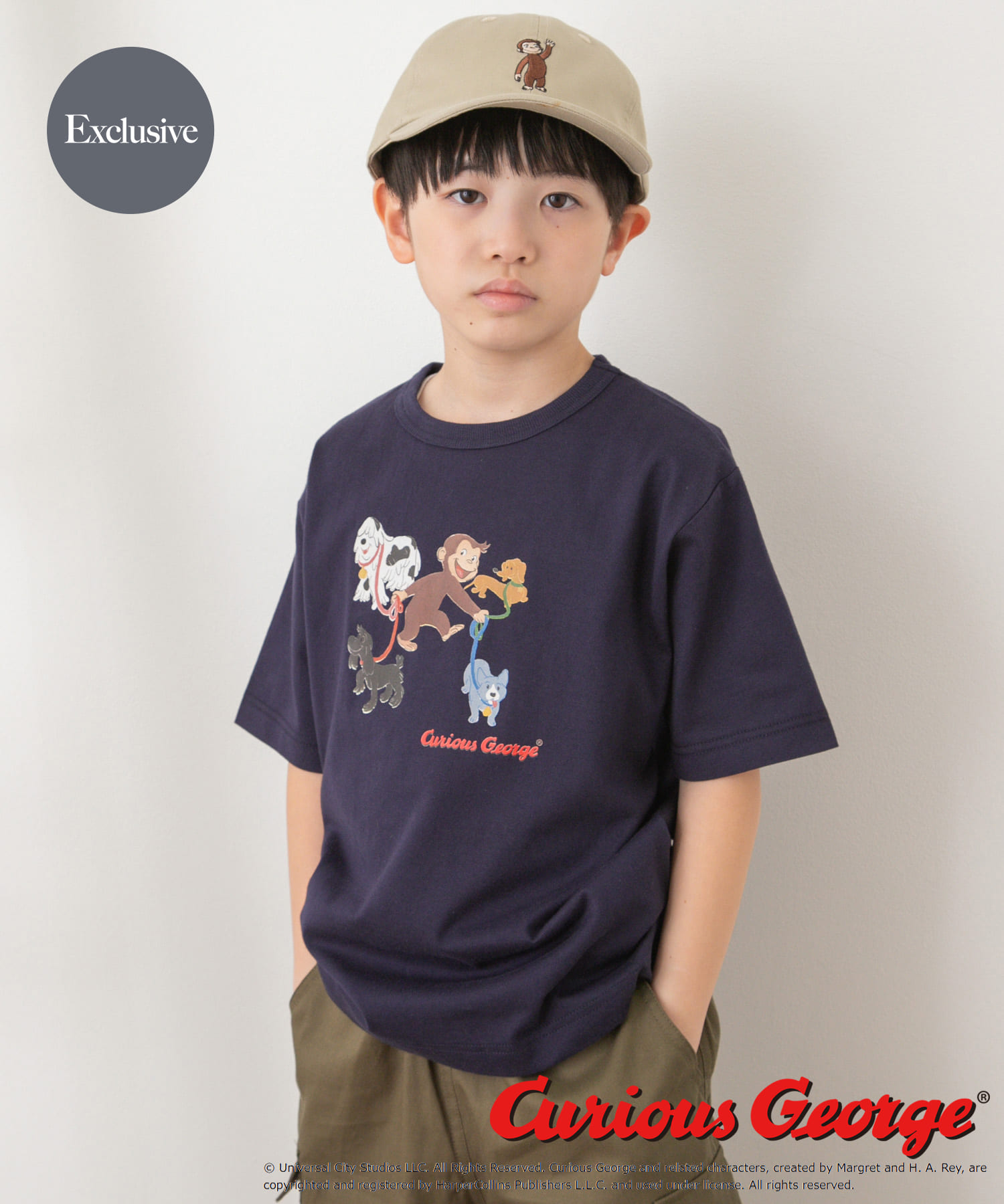『別注』おさるのジョージTシャツ(KIDS)