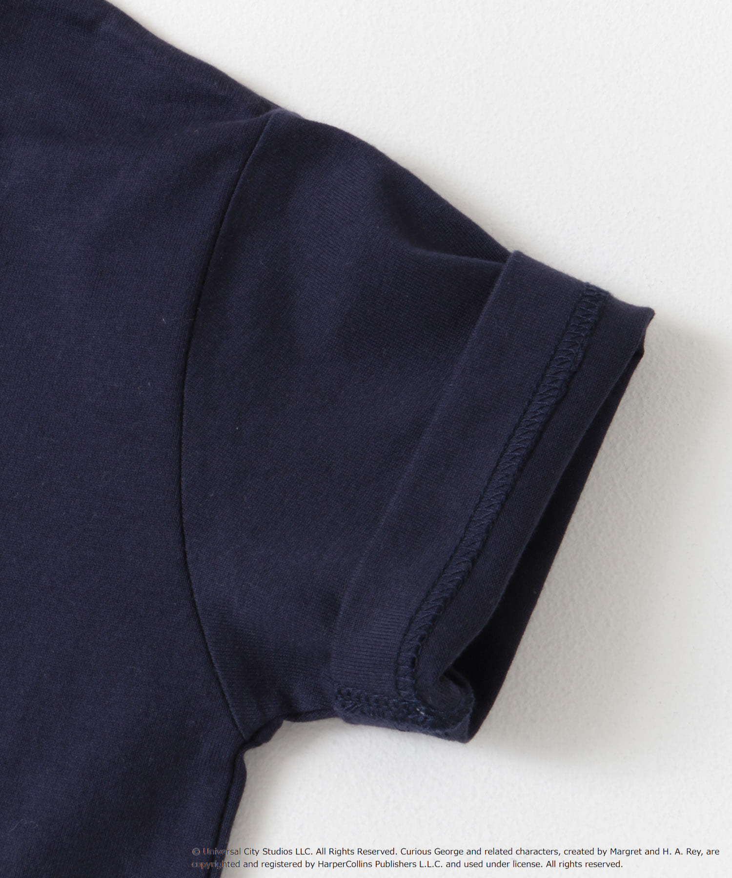 『別注』おさるのジョージTシャツ(KIDS) NAVY 105
