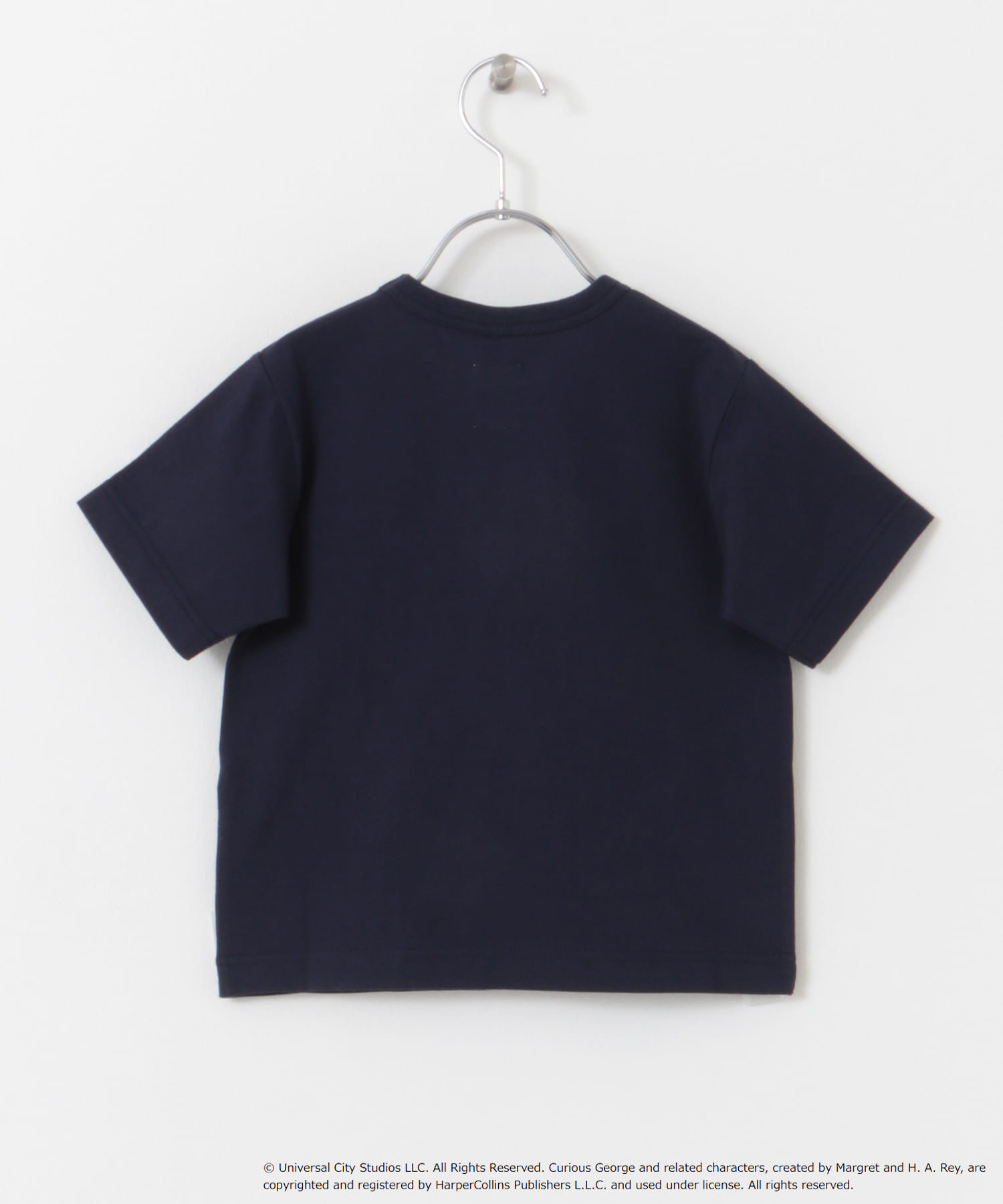 『別注』おさるのジョージTシャツ(KIDS) NAVY 105