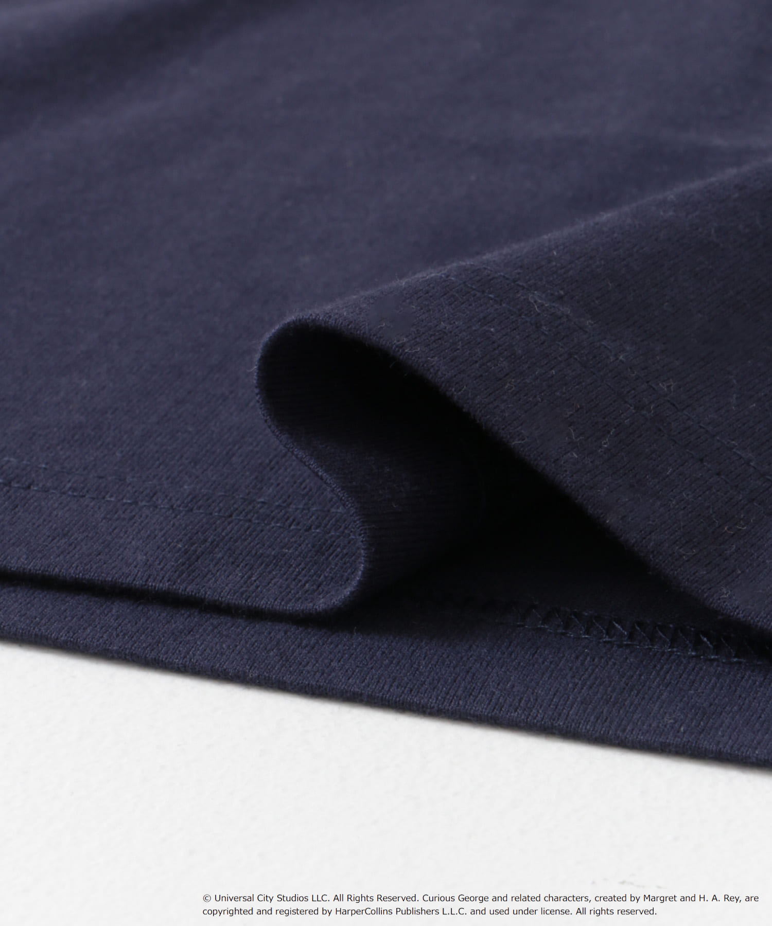 『別注』おさるのジョージTシャツ(KIDS) NAVY 105