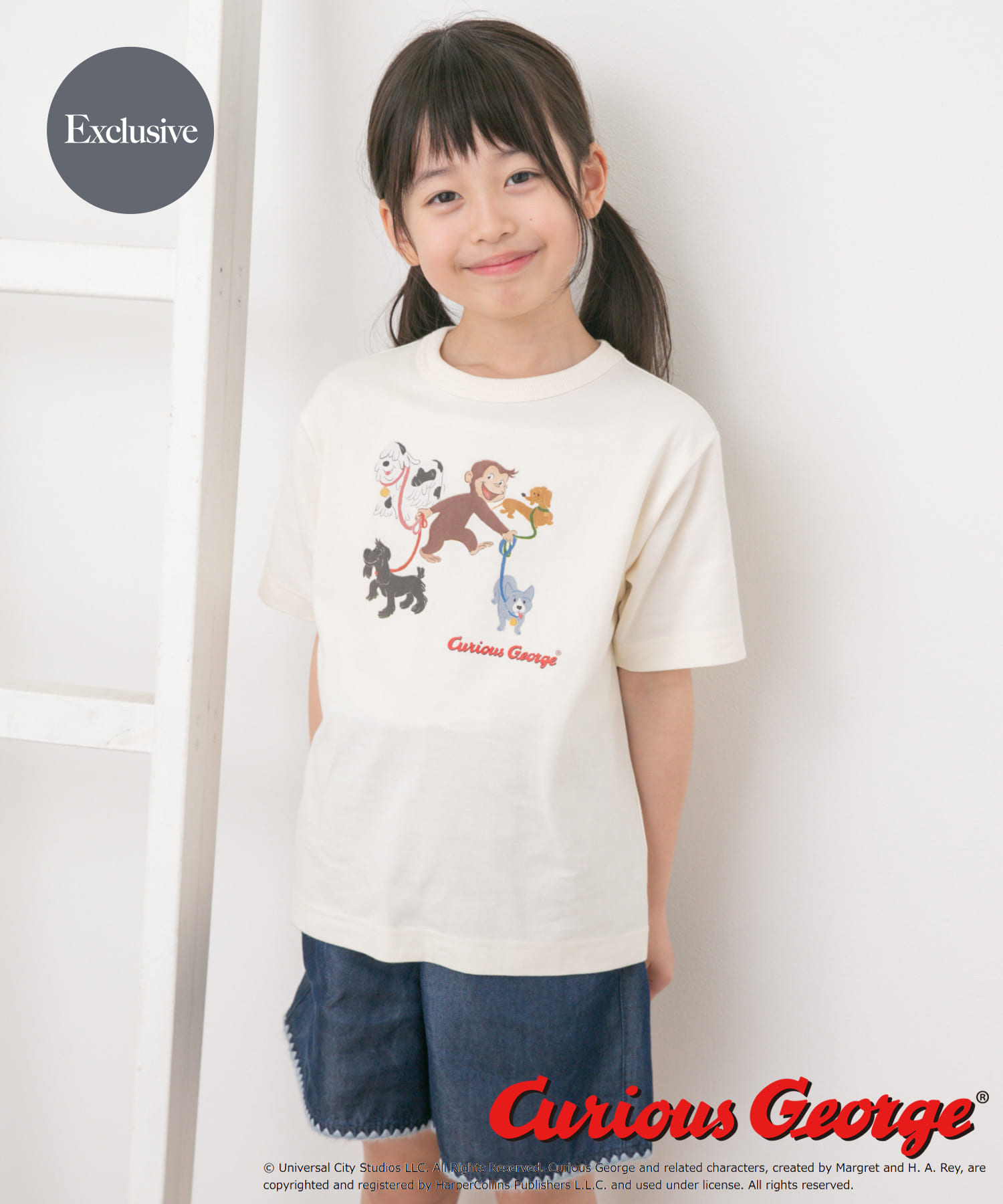 『別注』おさるのジョージTシャツ(KIDS)