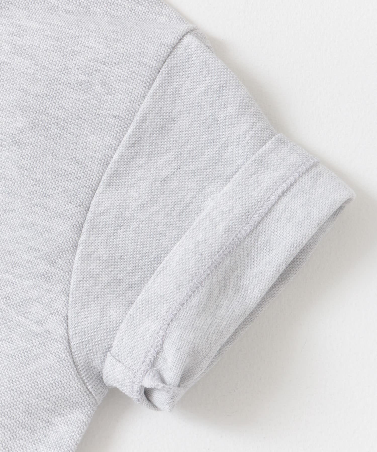『親子リンク』『別注』PENNEYS×DOORS　THE FOX鹿の子ポロシャツ(KIDS) ASH GRAY 105