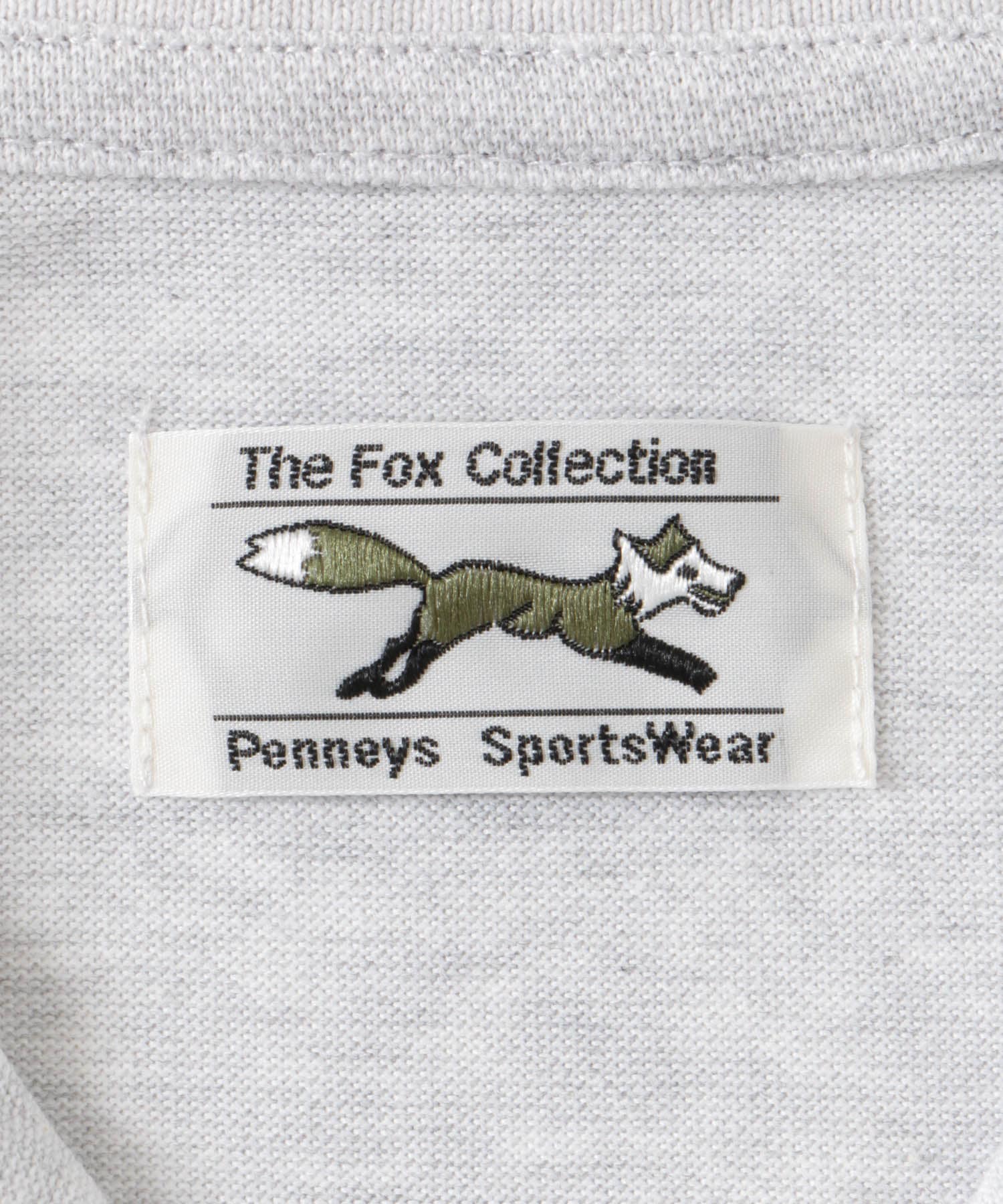 『親子リンク』『別注』PENNEYS×DOORS　THE FOX鹿の子ポロシャツ(KIDS) ASH GRAY 105