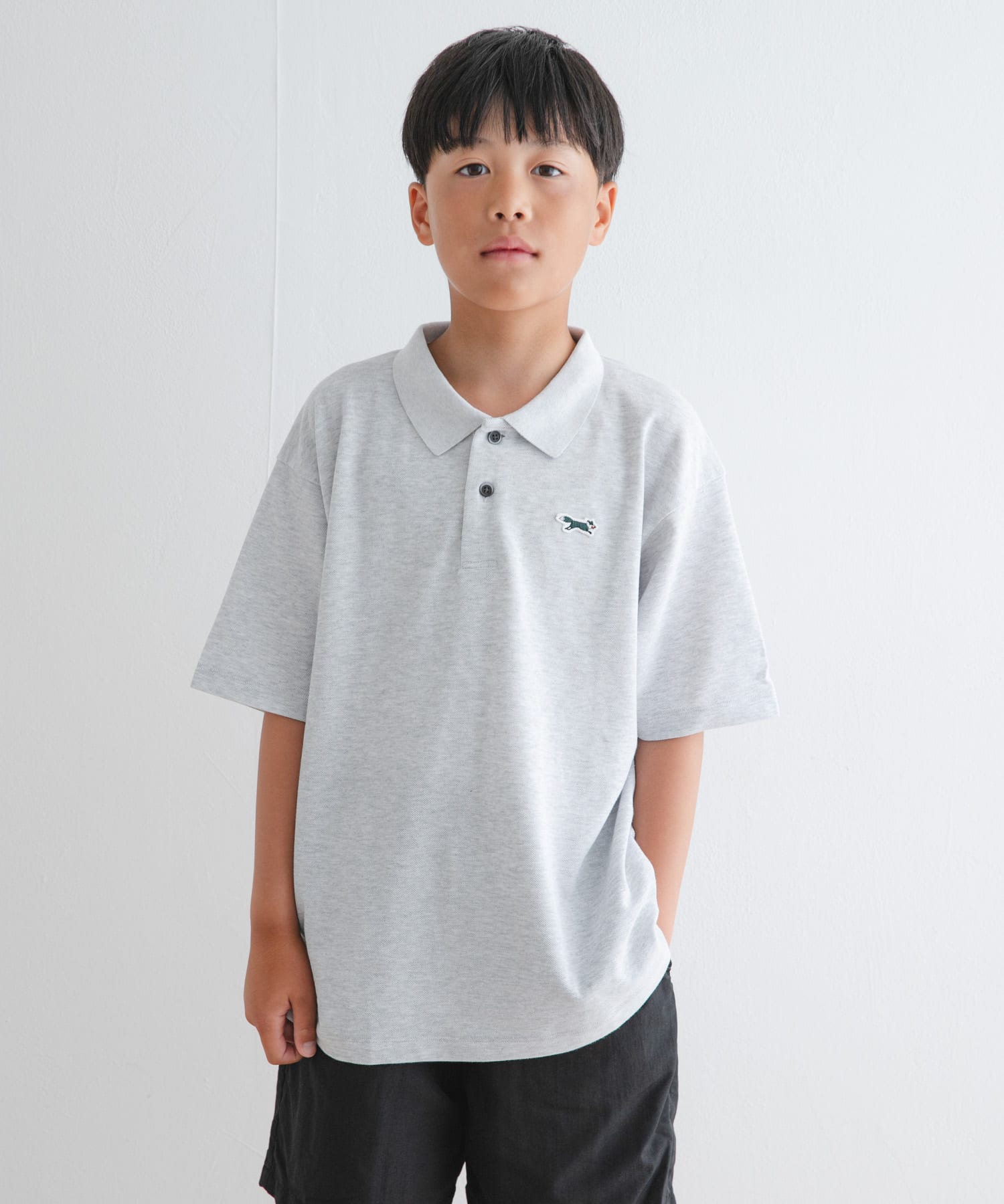 『WEB/一部店舗限定』『別注』PENNEYS×DOORS　THEFOX鹿の子ポロシャツ(KIDS)