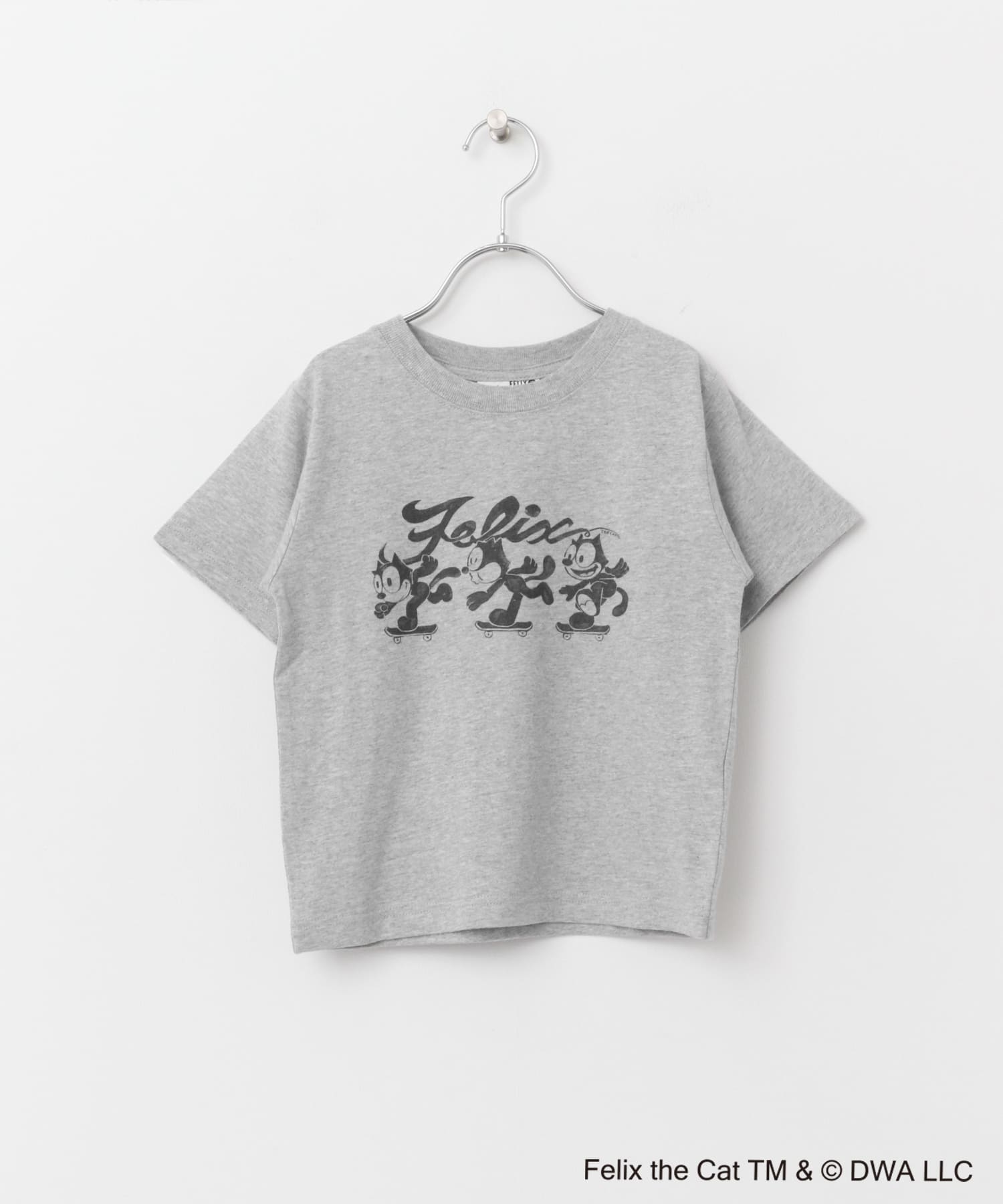 『WEB/一部店舗限定サイズ』『別注』FELIX/Tシャツ(KIDS) TOPGRAY 105
