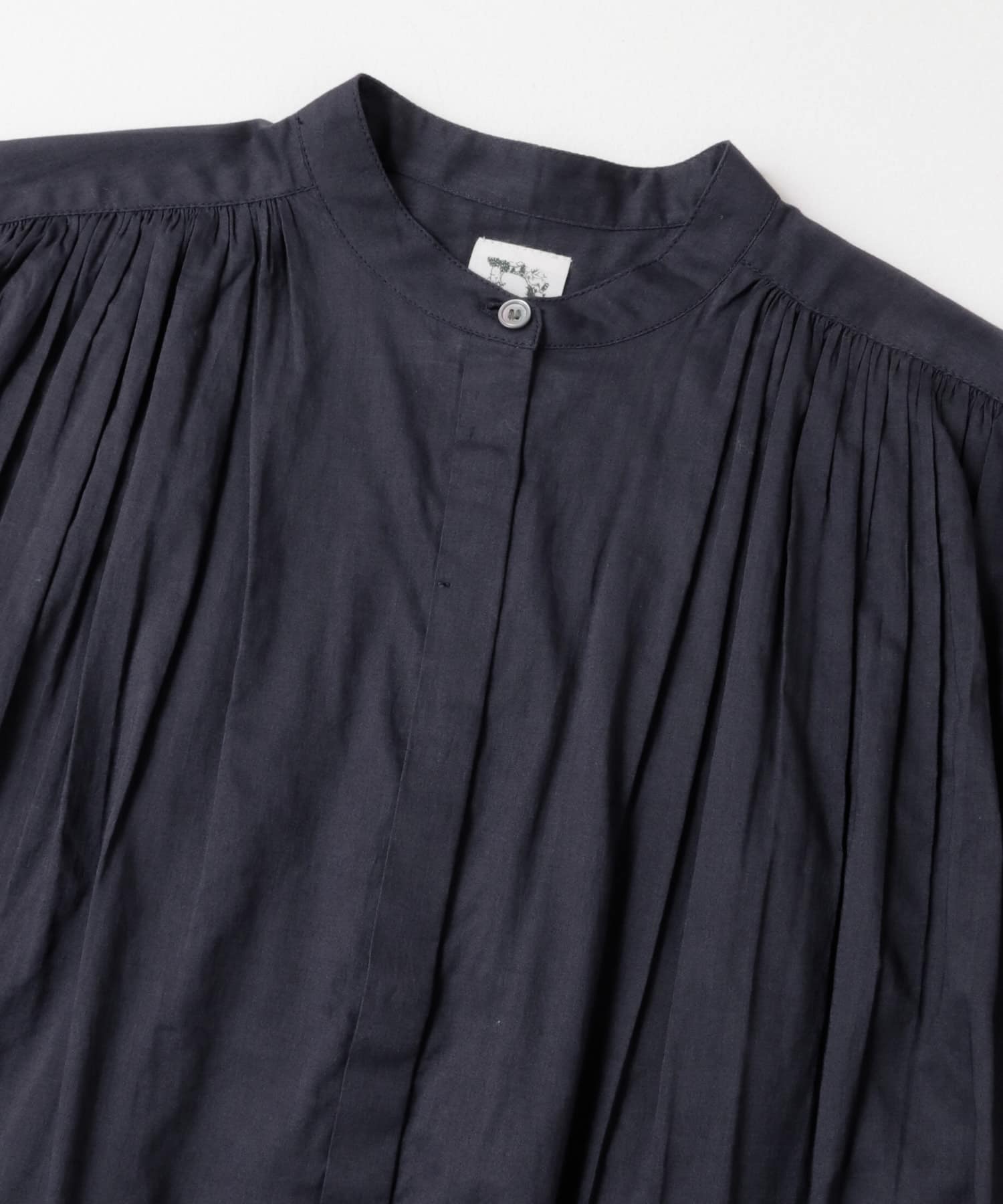 『WEB/一部店舗限定』『親子リンク』コットンボイルギャザーブラウス(KIDS) NAVY 150
