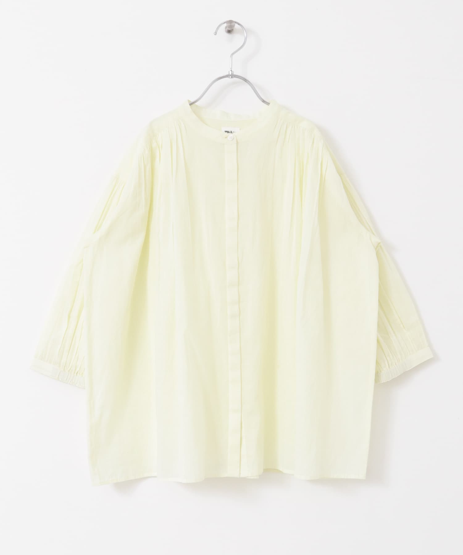 『WEB/一部店舗限定』『親子リンク』コットンボイルギャザーブラウス(KIDS) YELLOW 150