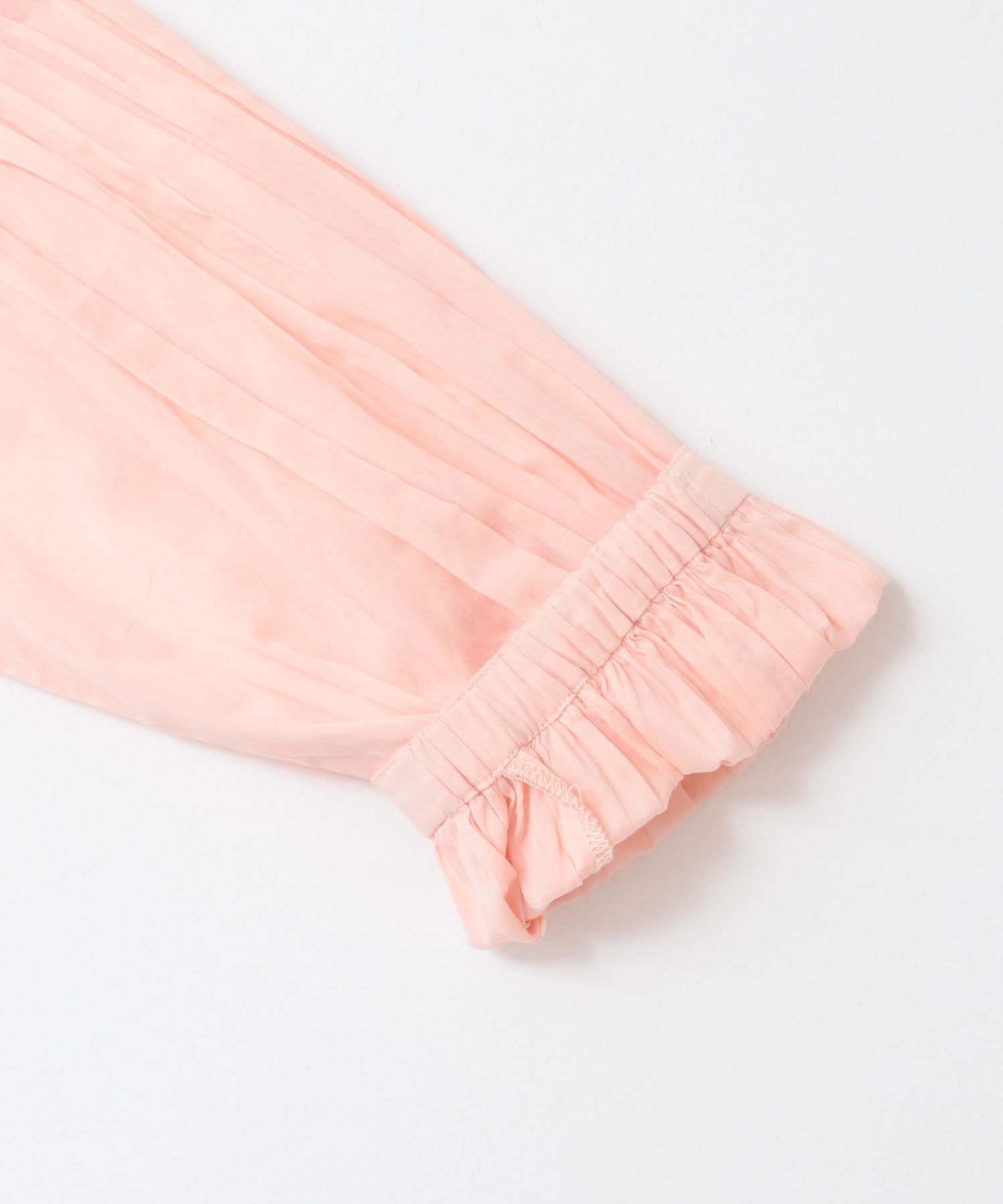『WEB/一部店舗限定』『親子リンク』コットンボイルギャザーブラウス(KIDS) PINK 150