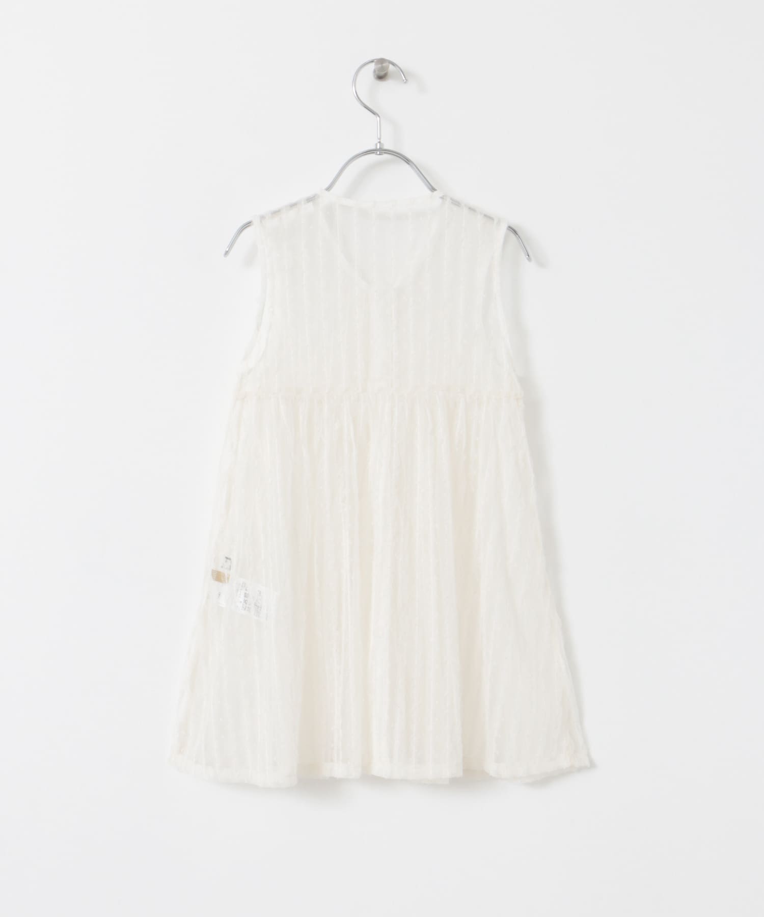 『WEB/一部店舗限定サイズ』チュールチュニック(KIDS) IVORY 105
