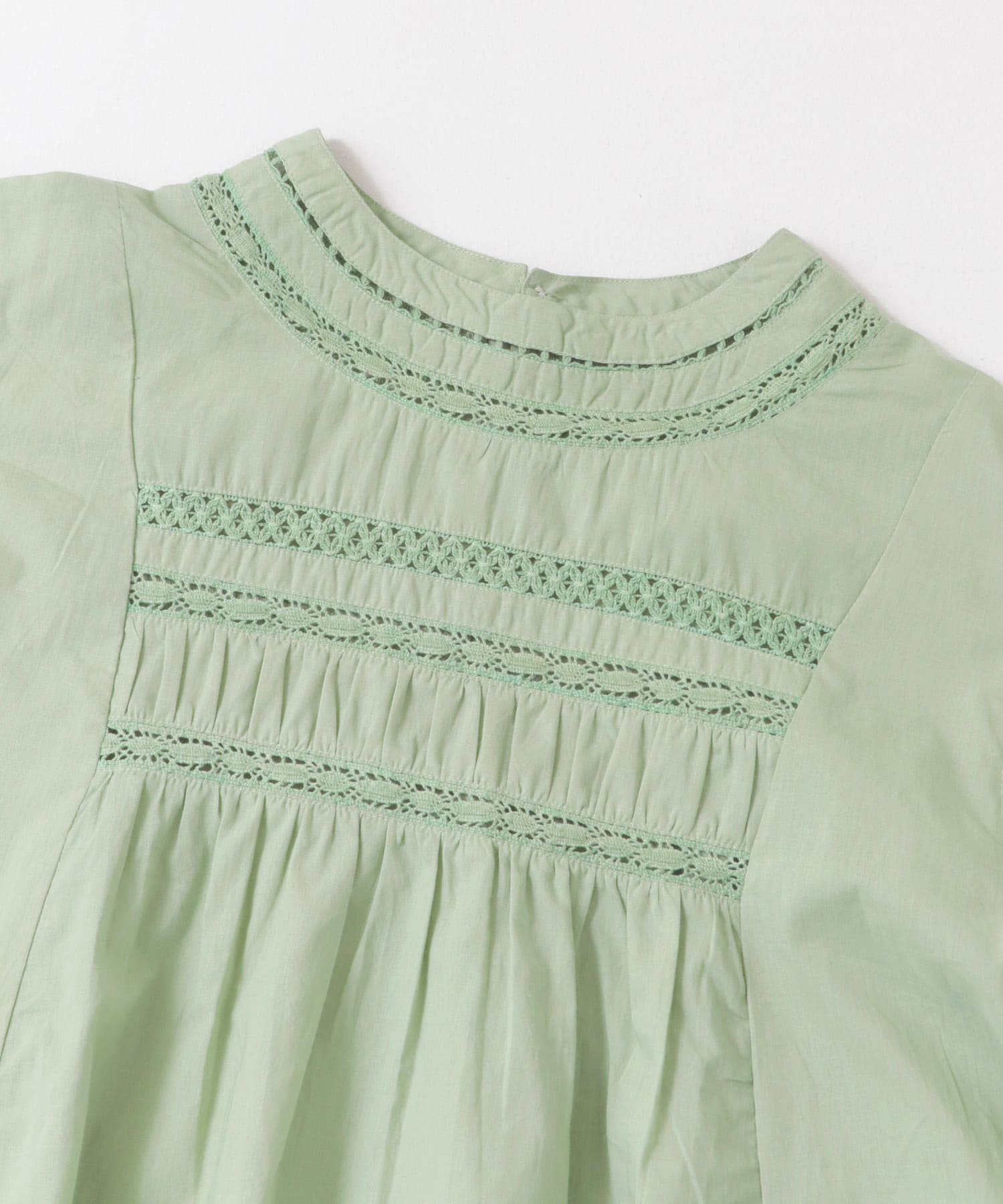 ハシゴレースシャーリングブラウス(KIDS) SAGE 105