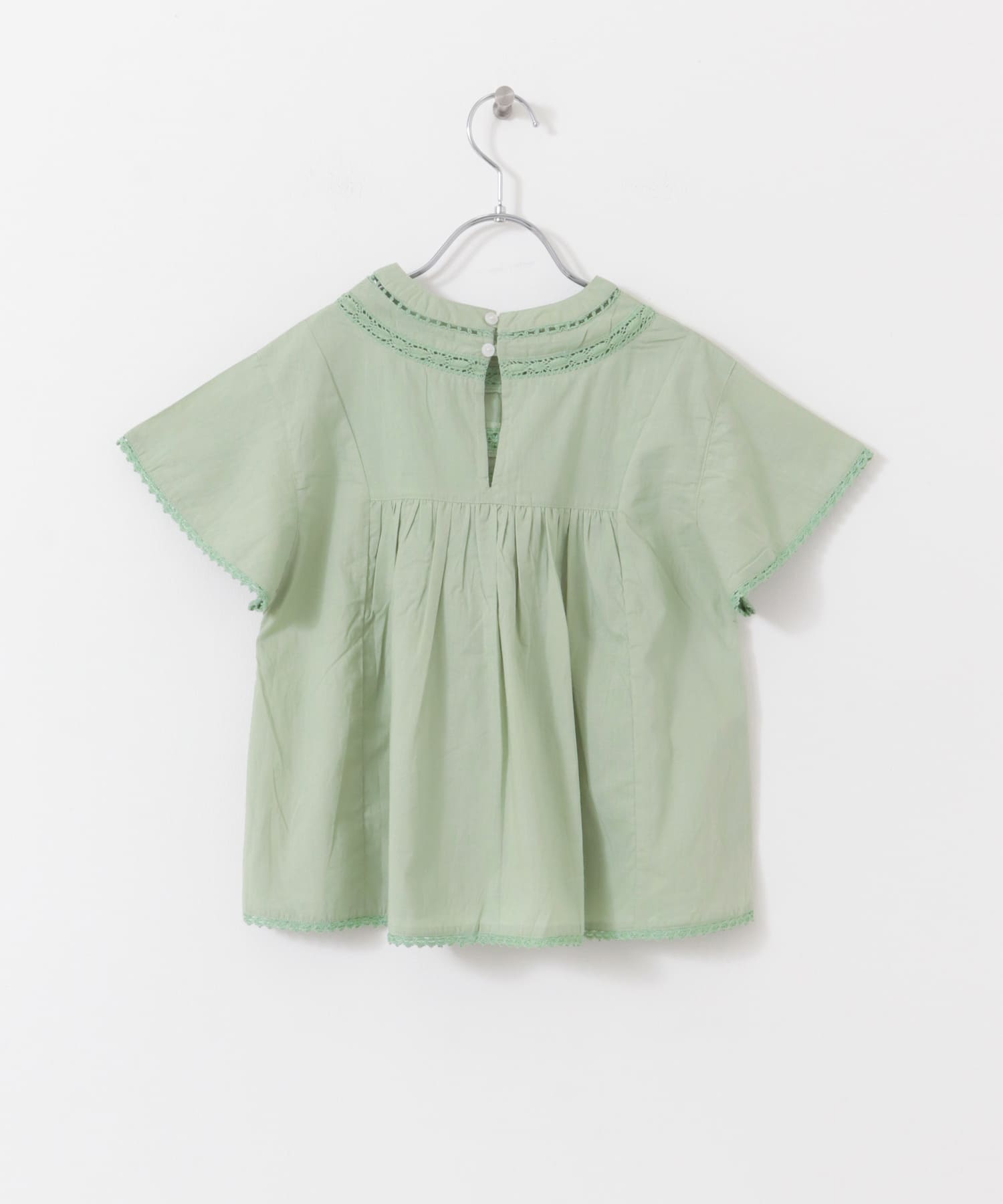 ハシゴレースシャーリングブラウス(KIDS) SAGE 105