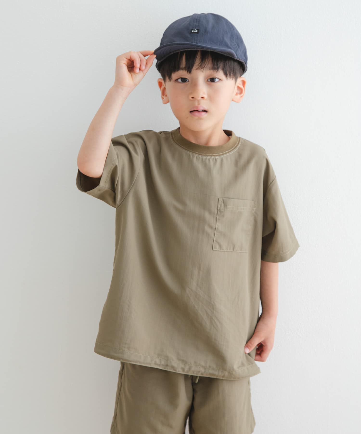 『セットアップ対応』 撥水ドロストプルオーバー(KIDS)