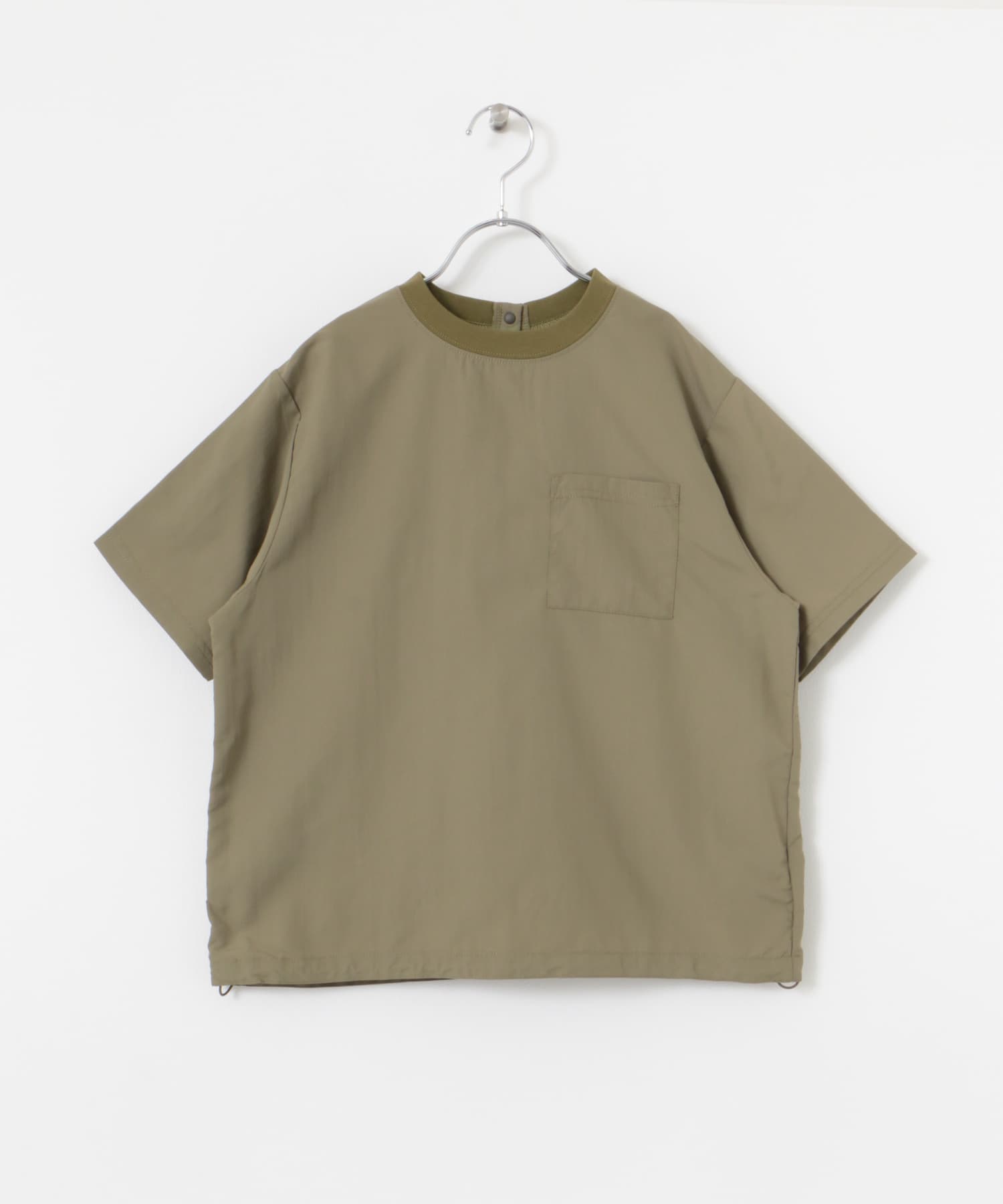 『セットアップ対応』 撥水ドロストプルオーバー(KIDS) KHAKI 105
