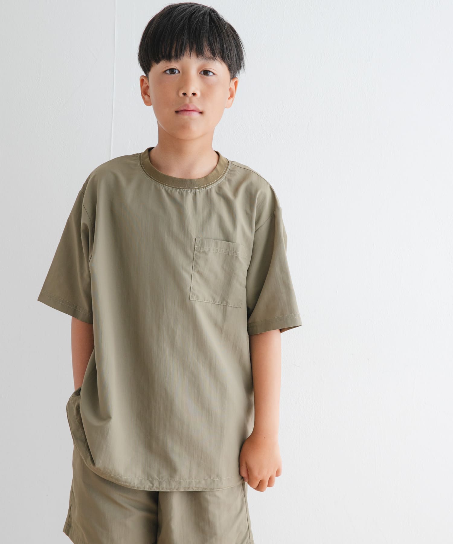 『WEB/一部店舗限定』 『セットアップ対応』 撥水ドロストプルオーバー(KIDS)