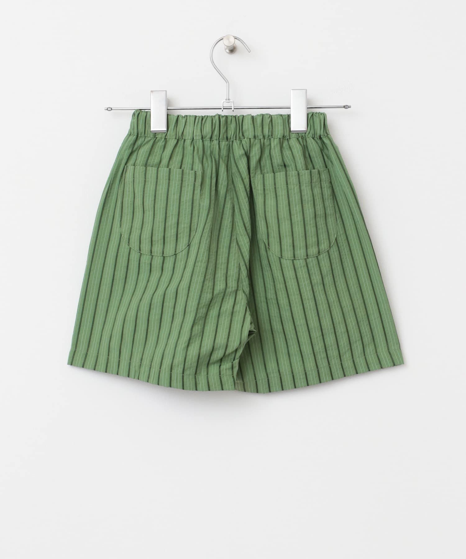 『WEB/一部店舗限定サイズ』ストライプショートパンツ(KIDS) GREEN 105