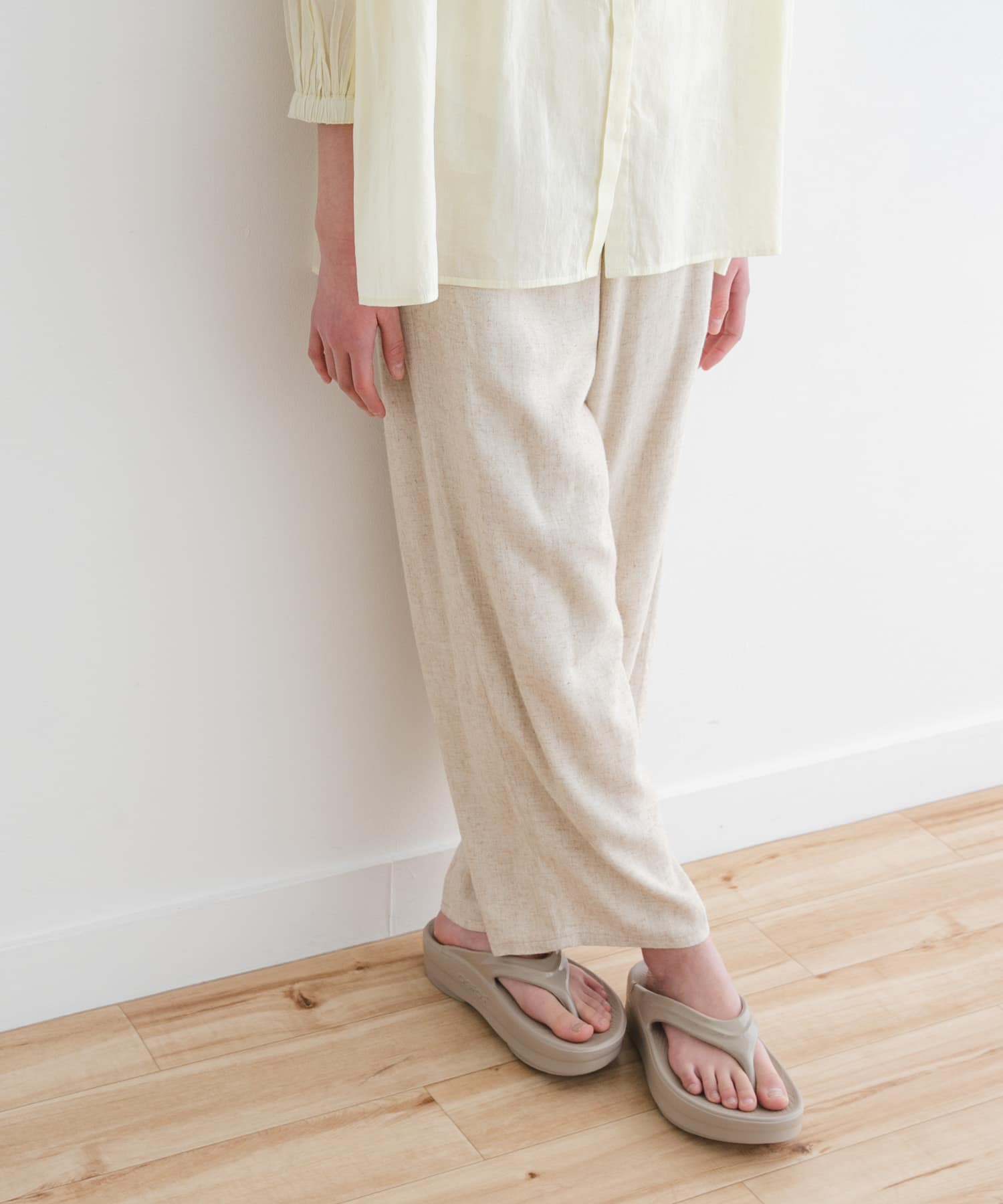 『セットアップ対応/親子リンク』『WEB/一部店舗限定』レーヨンリネンイージーパンツ(KIDS)