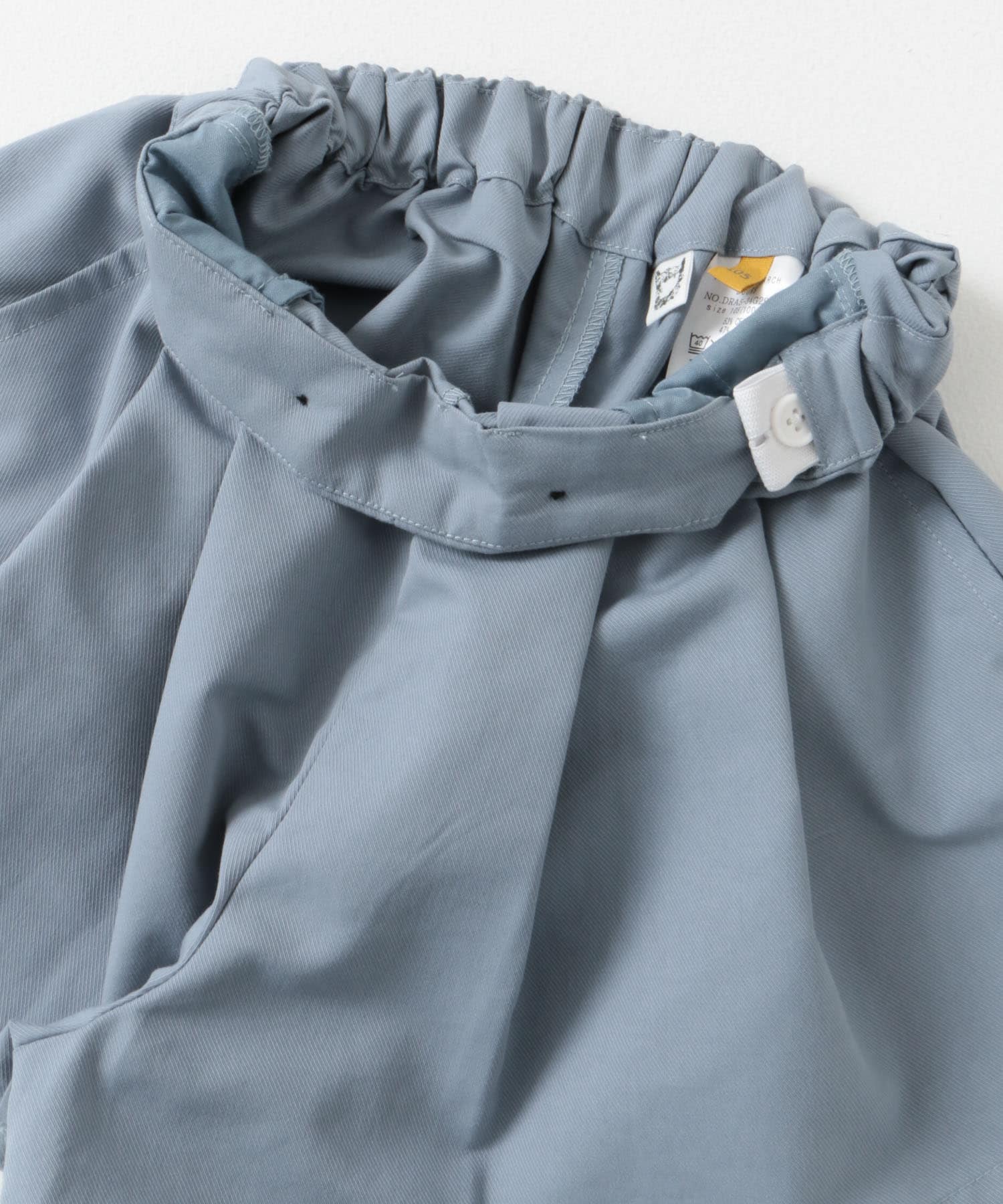 『WEB/一部店舗限定サイズ』フロントボタンキュロットパンツ(KIDS) BLUE 105