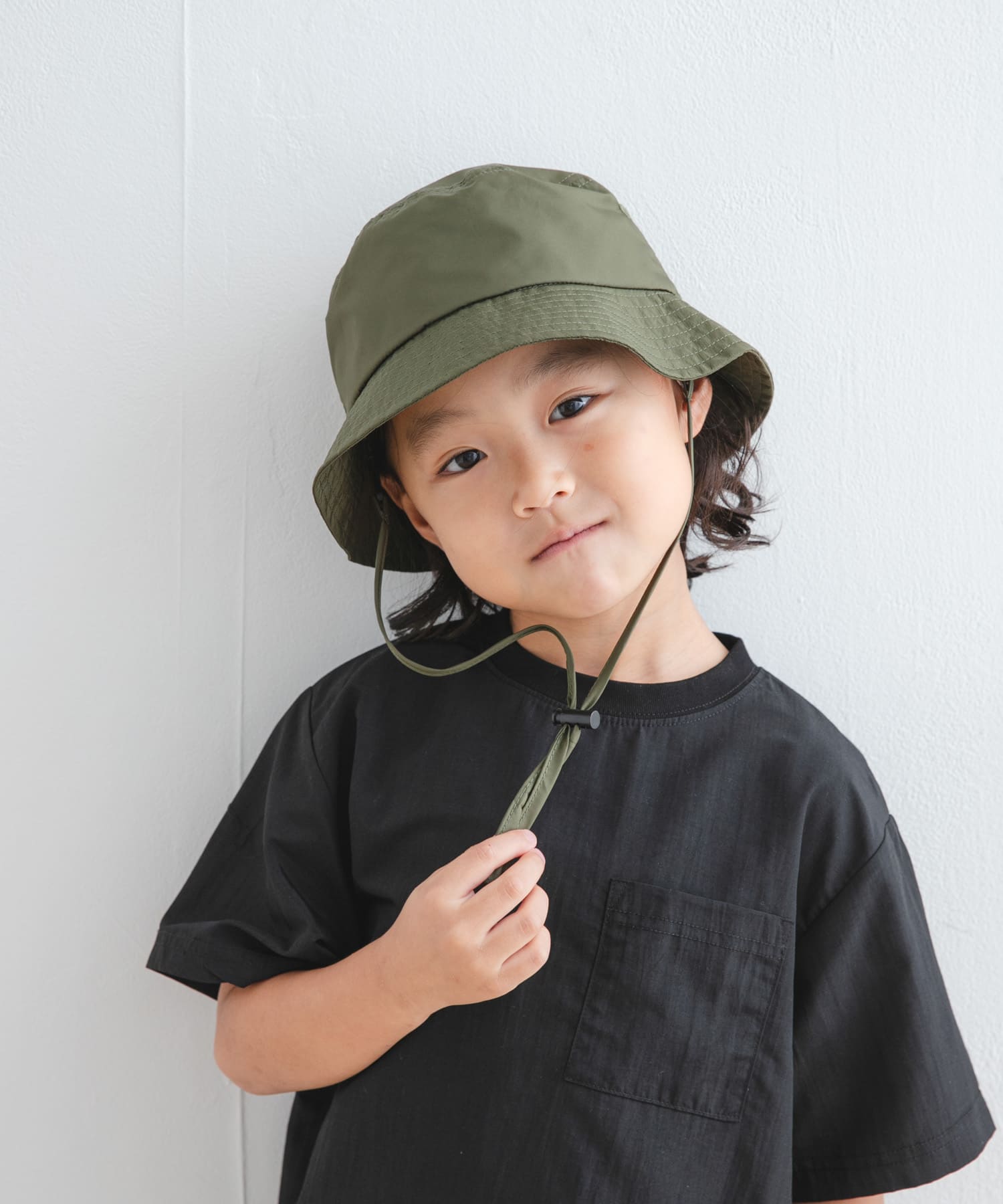『親子リンク』撥水タフタバケットハット(KIDS)