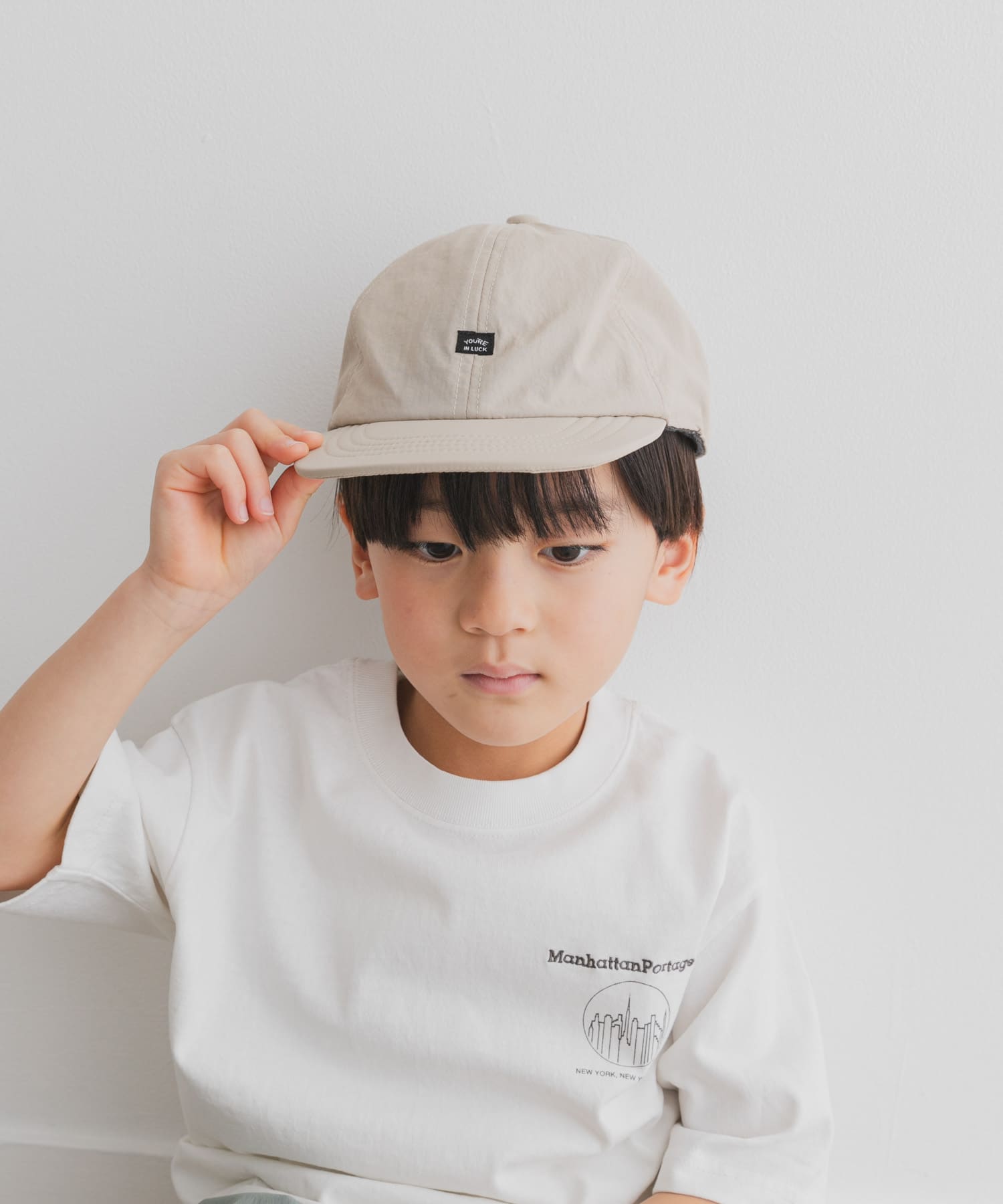 撥水テクニカルキャップ(KIDS)