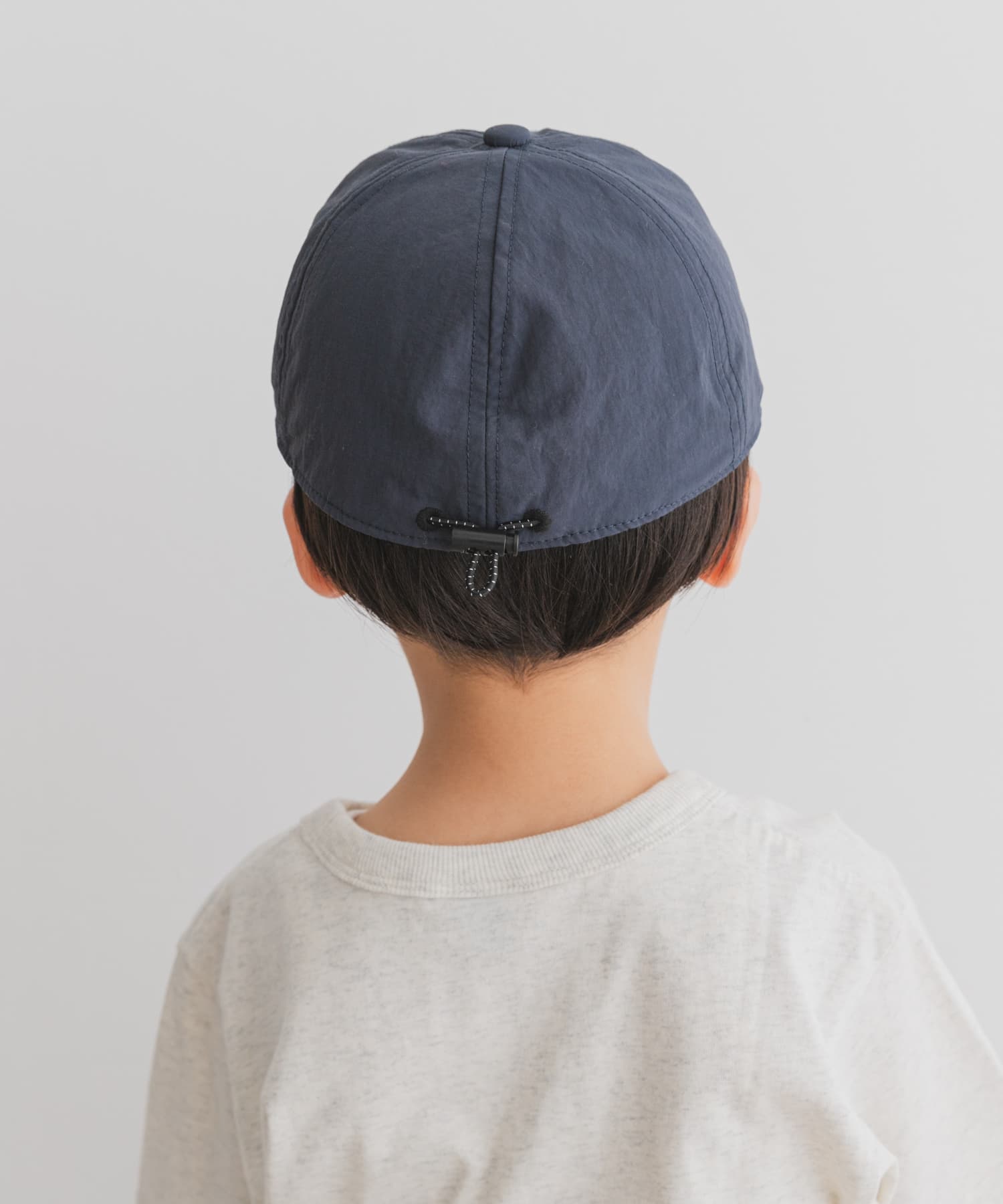 撥水テクニカルキャップ(KIDS) NAVY one