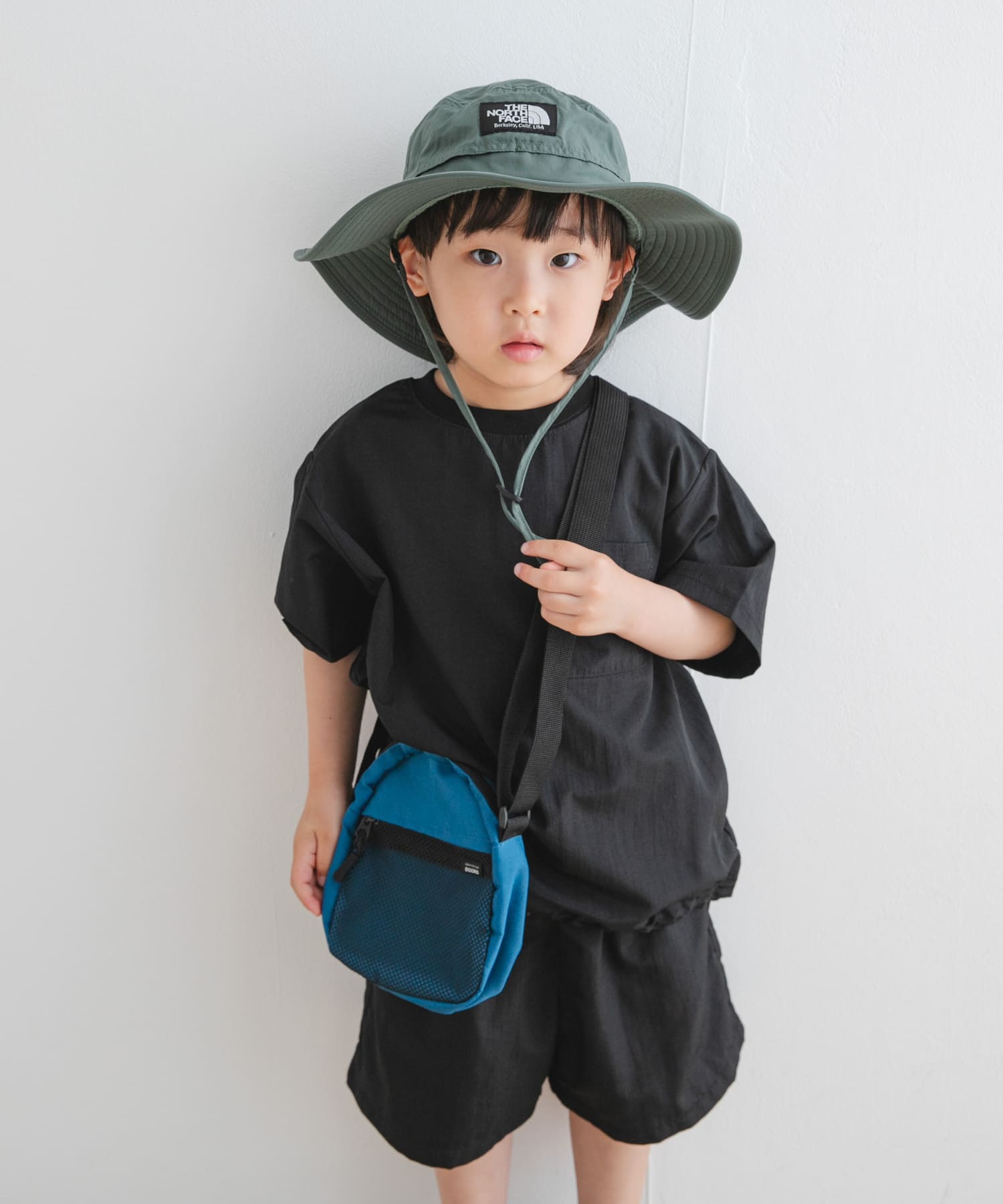 撥水ショルダーバッグ(KIDS) BLUE one