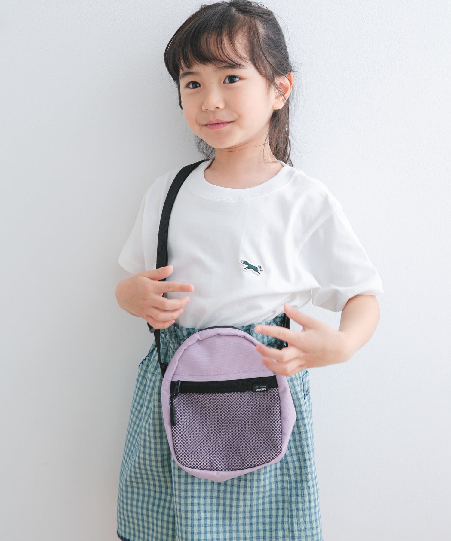 撥水ショルダーバッグ(KIDS) PURPLE one