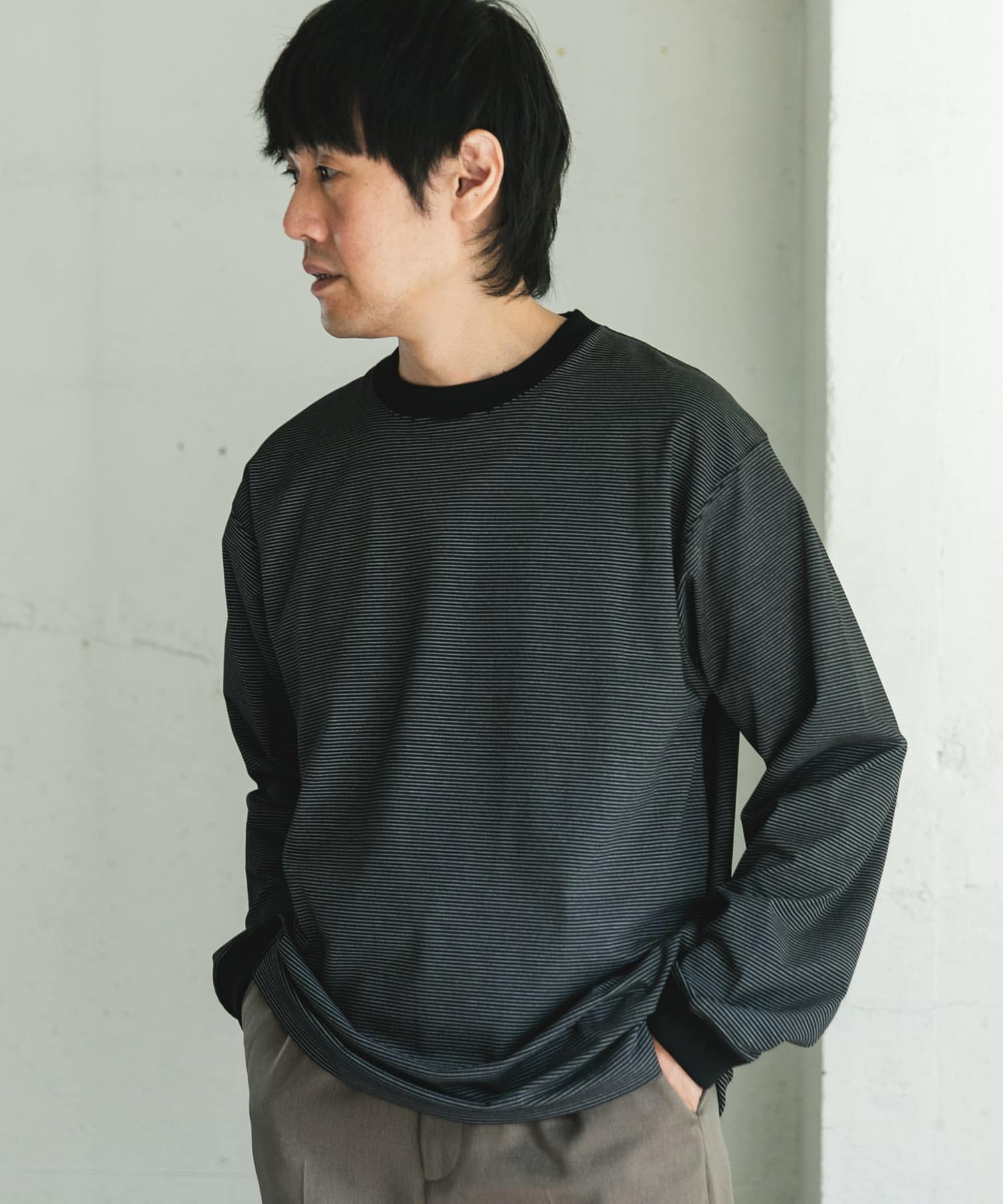 クイックドライロングスリーブTシャツ