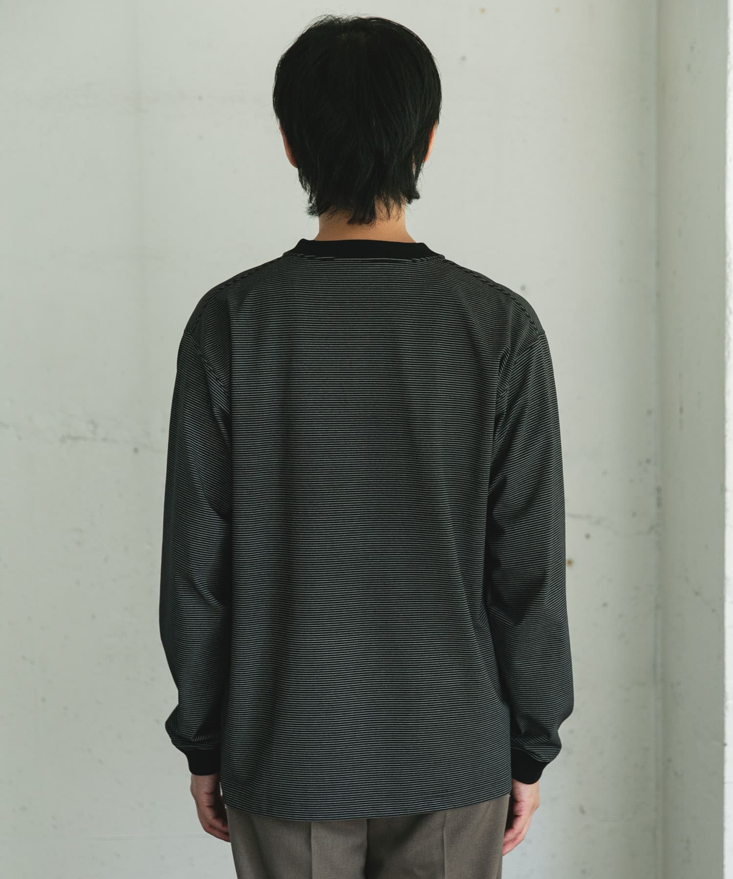 クイックドライロングスリーブTシャツ(M WHTxBLK): トップス｜URBAN